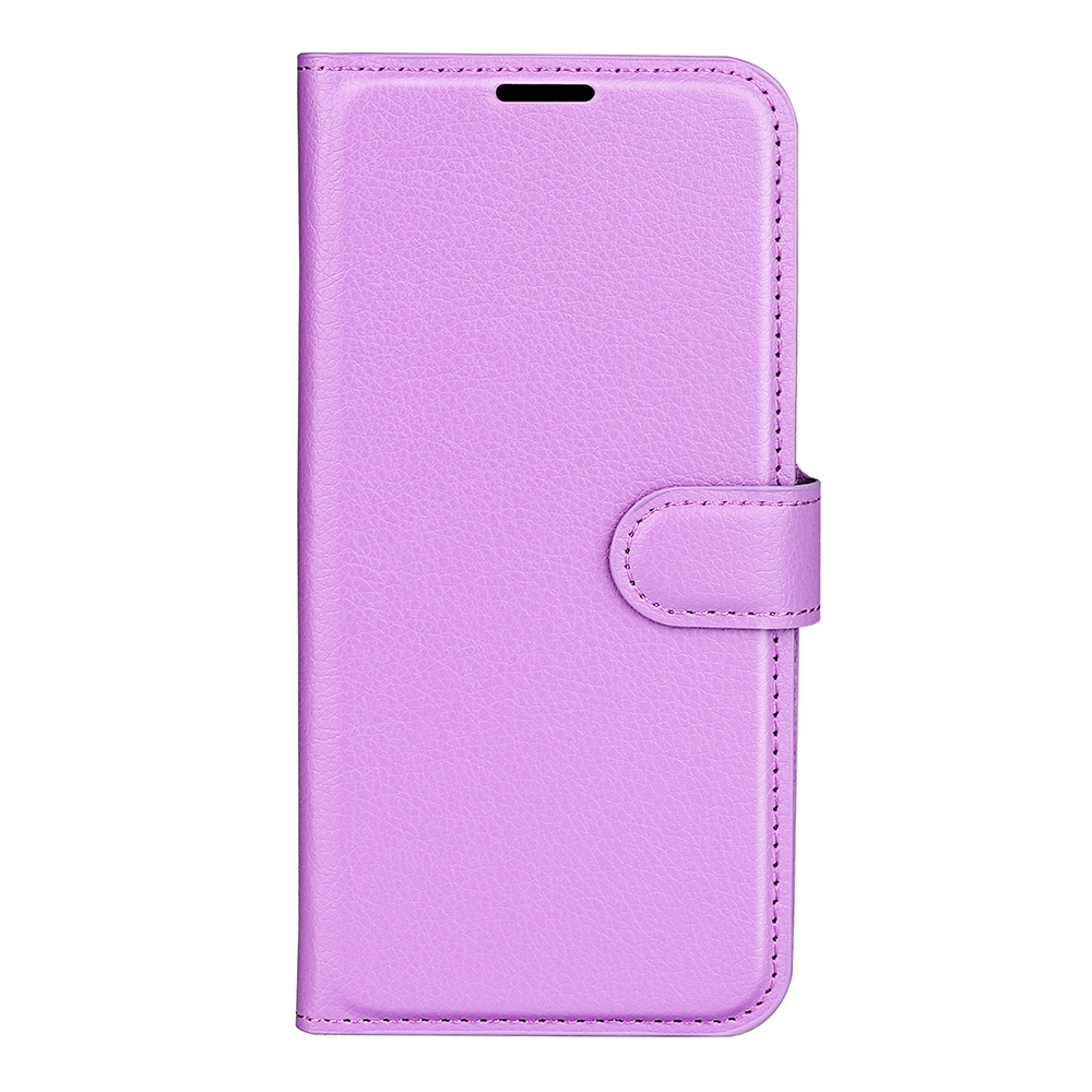 Litchi könyv tok a Xiaomi Poco F7 5G-hez - lila