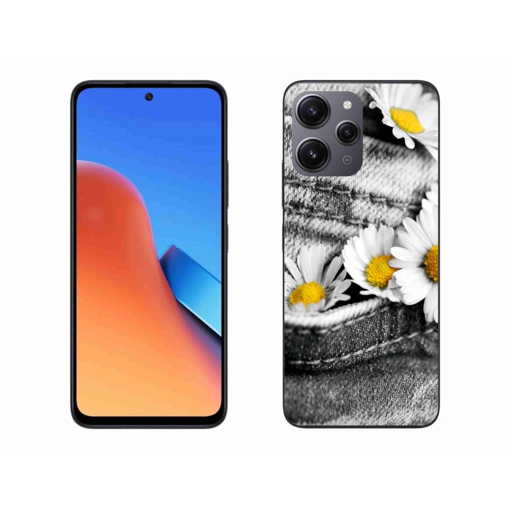 Gél tok mmCase a Xiaomi Redmi 12-hez - százszorszépek