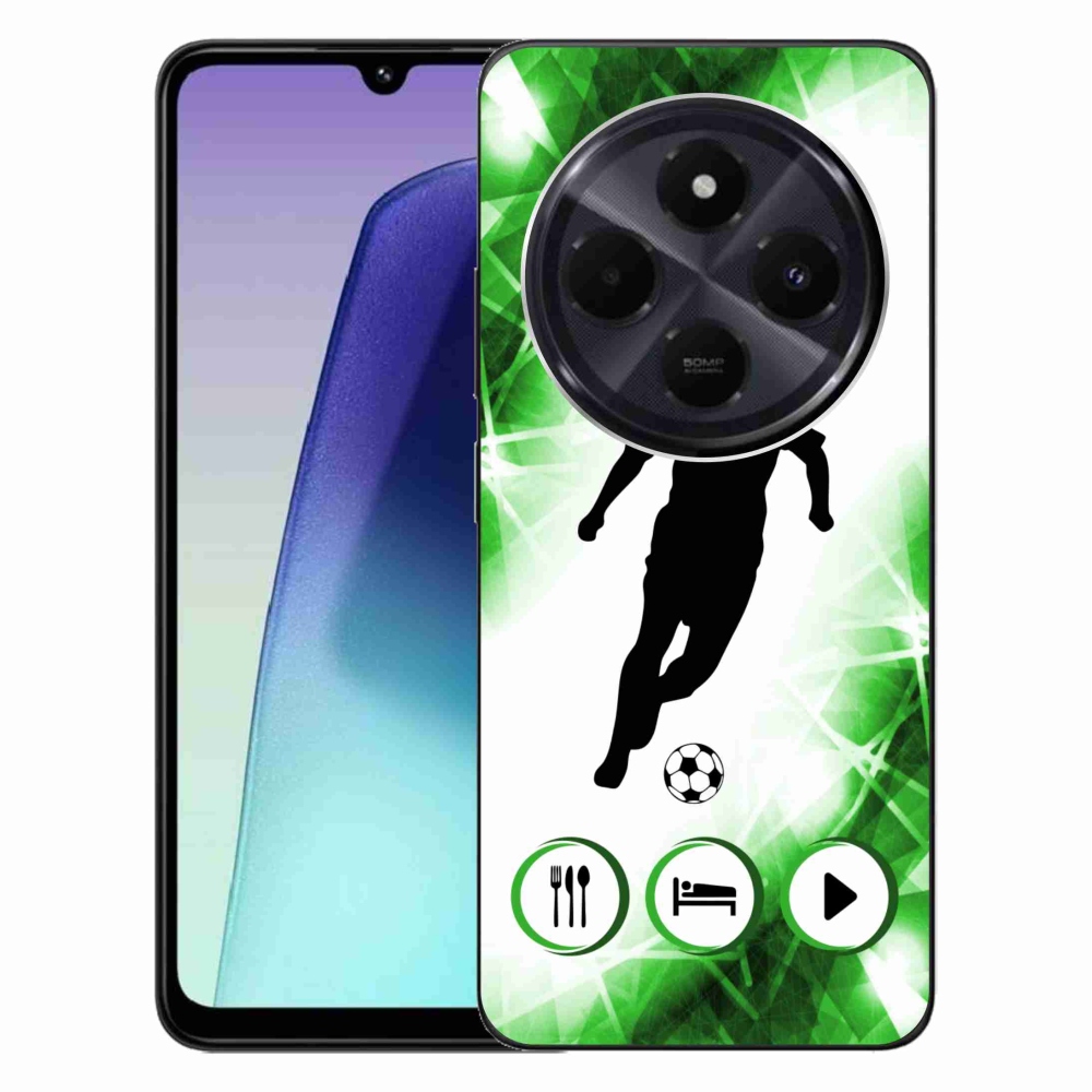 Gél borítás mmCase a Xiaomi Redmi 14C/Poco C75 számára - focista