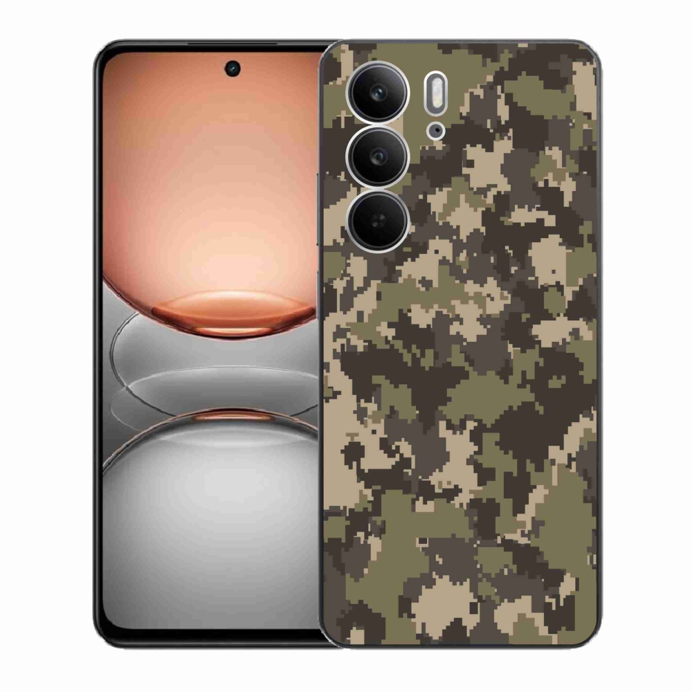 Gél borítás mmCase a Realme C75 készülékhez - álcázó minta 12