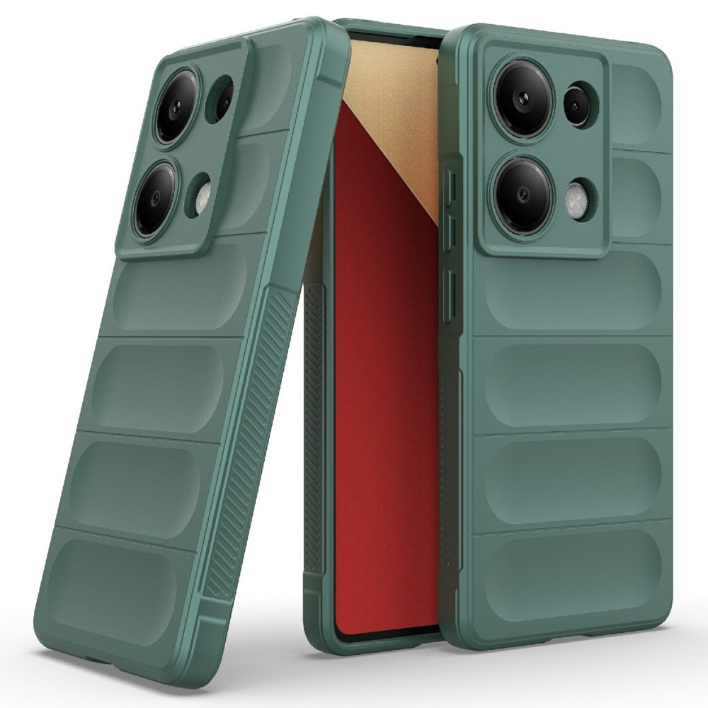 Rugg tartós zselés tok Xiaomi Redmi Note 14S-hez - zöld