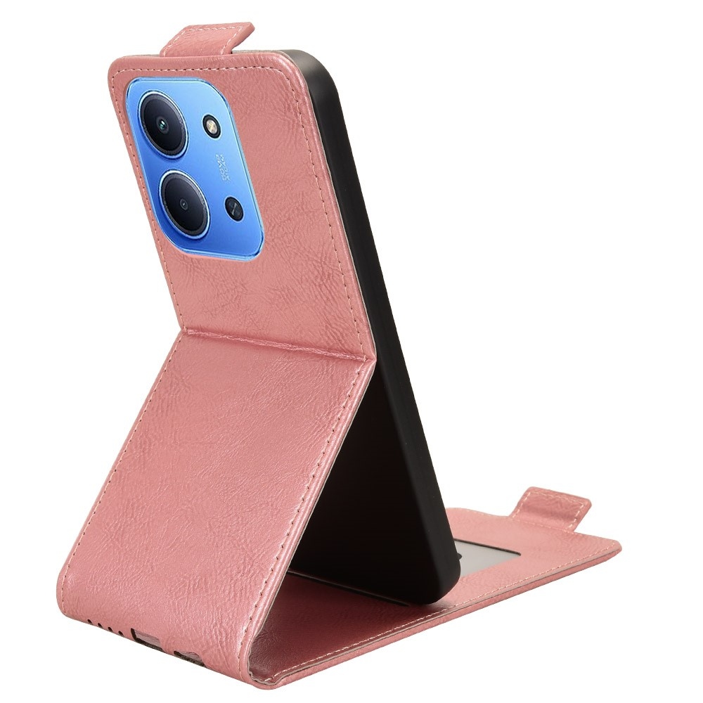 Vert flip tok Xiaomi Redmi 15C 4G (171mm)/Poco C85 4G (171mm) - rózsaarany színben