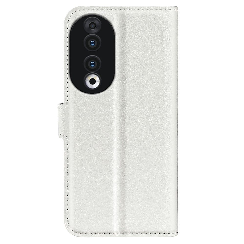 Litchi könyvtáska Honor 90-hez - fehér
