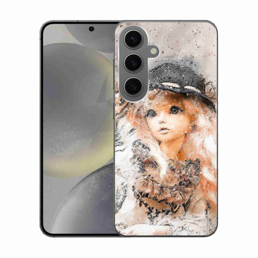 Gél borítás mmCase Samsung Galaxy S24 készülékhez - lány kalapban