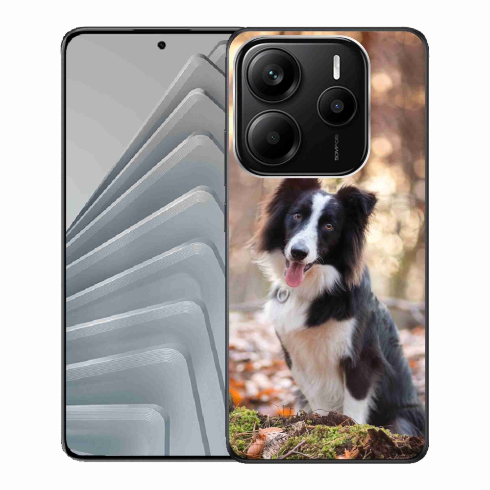 Gél borító mmCase a Xiaomi Redmi Note 14 5G-hez - border colie 1
