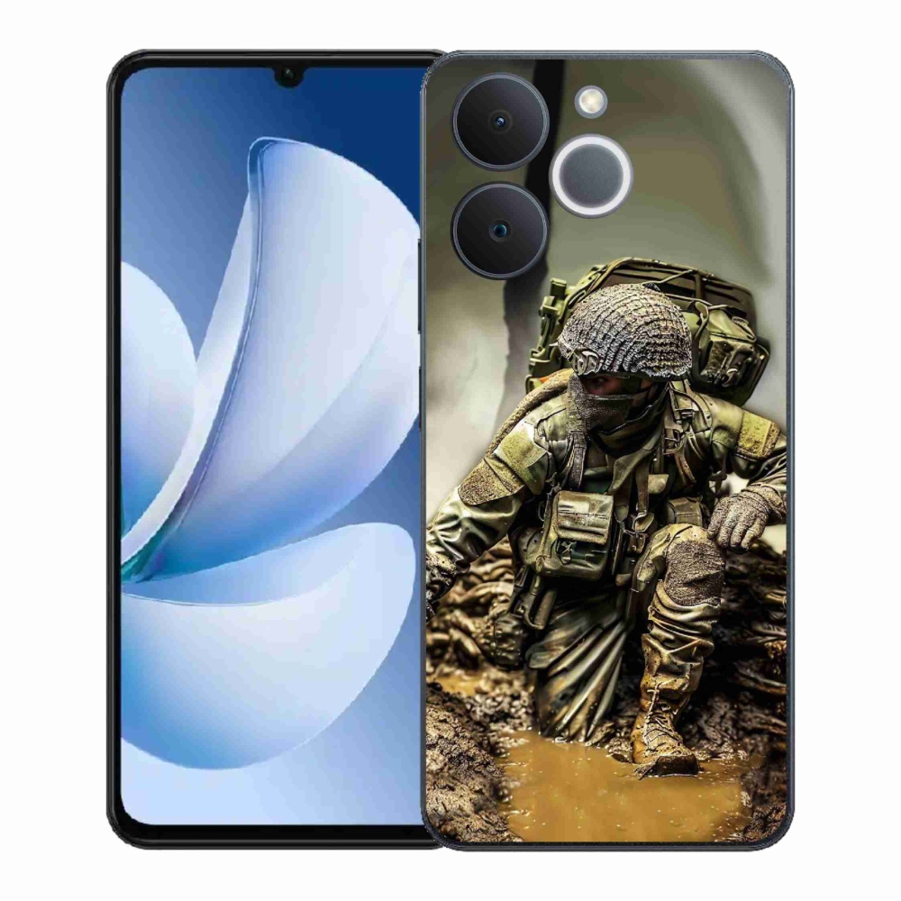 Zselés borítás mmCase a Realme Note 70T-hez - katonásabb