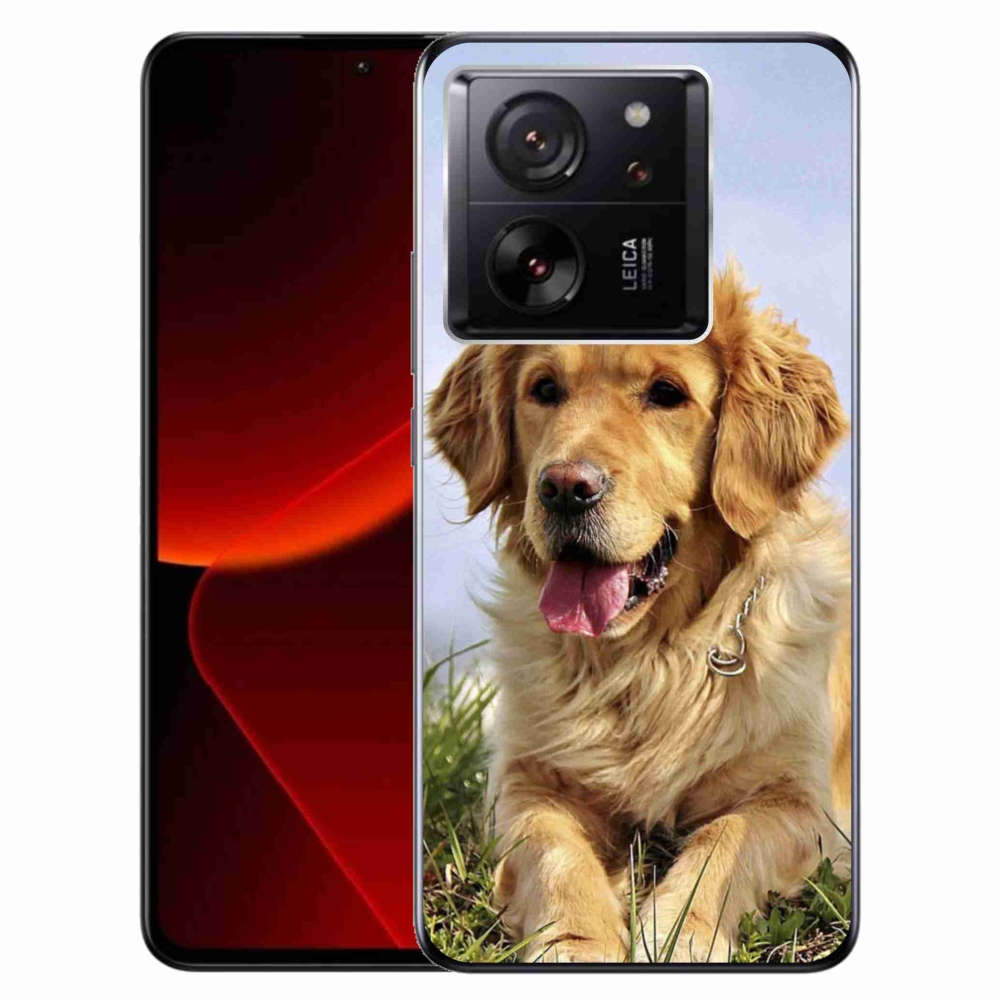 Gél tok mmCase a Xiaomi 13T/13T Pro számára - arany retriever