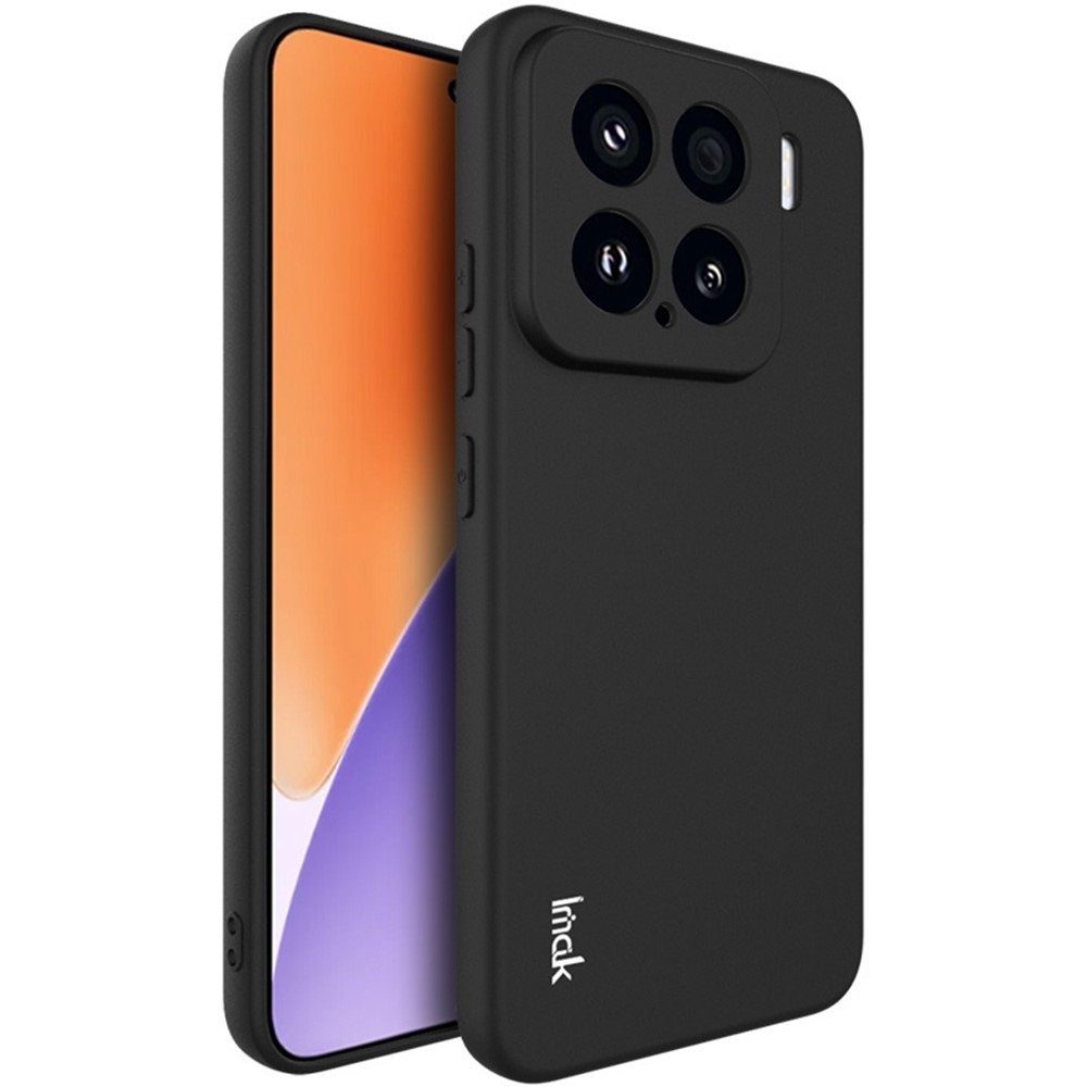 IMK matt zselés tok Xiaomi 15-öshöz - fekete