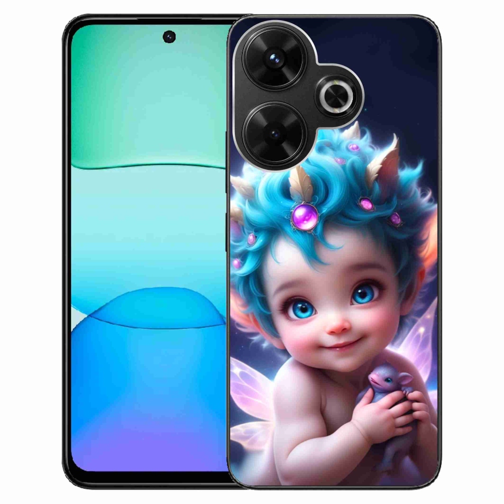 Gél borítás mmCase a Xiaomi Redmi 13 4G/Poco M6 4G - baba pillangószárnyakkal
