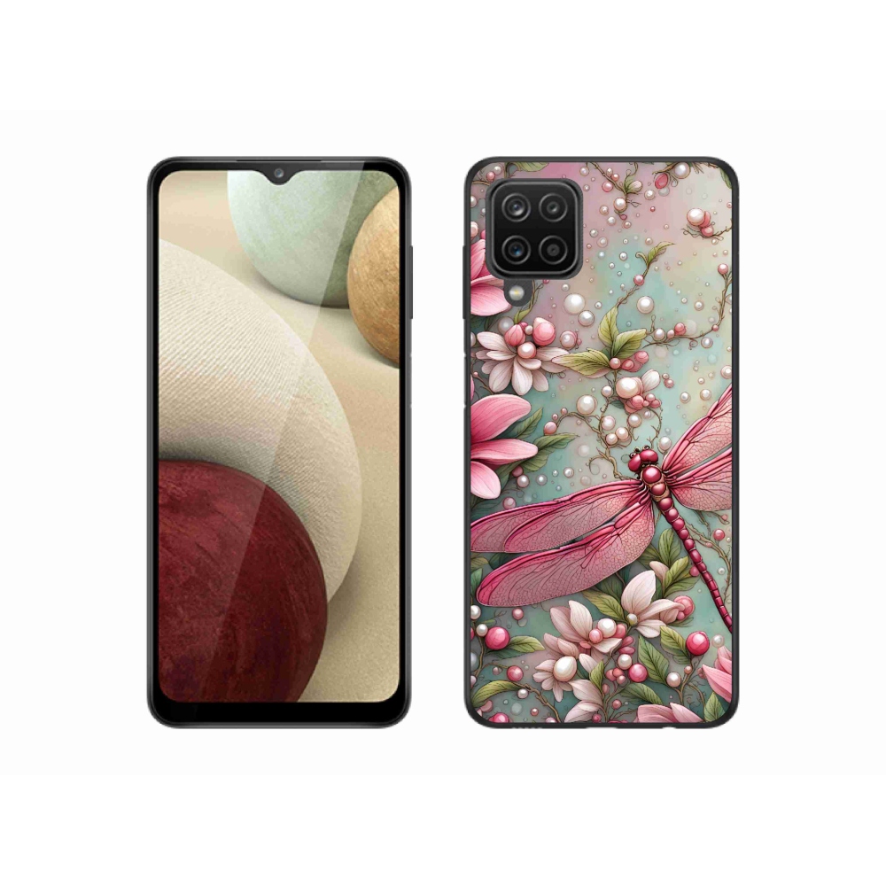 Zselés borítás mmCase Samsung Galaxy M12 készülékhez - szitakötő