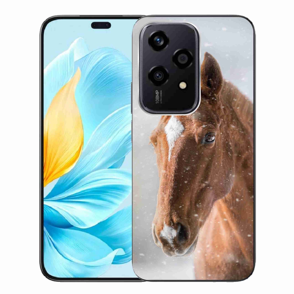 Zselés tok mmCase a Honor 200 Lite 5G készülékhez - barna ló 2