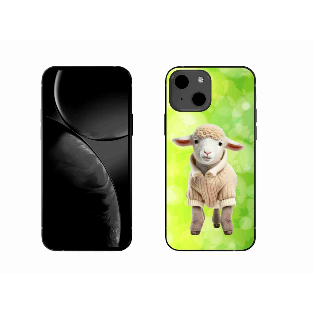 Gél borítás mmCase iPhone 13 készülékhez - bárány pulóverben