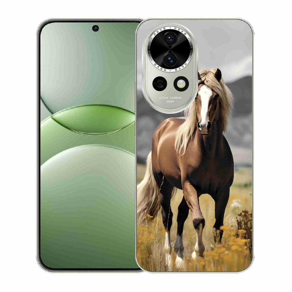 Zselés borítás mmCase a Huawei Nova 13 5G - barna lóhoz 1