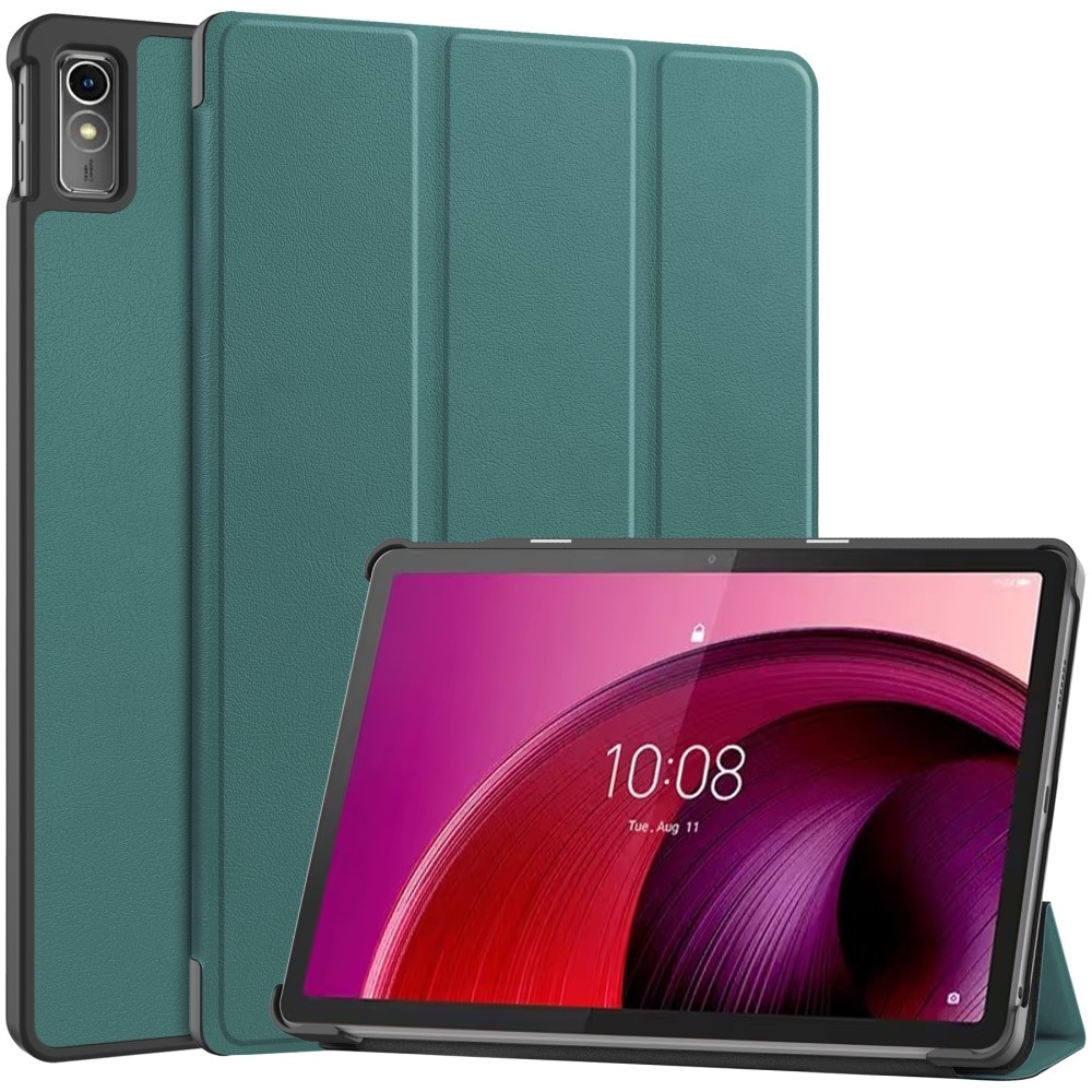 Ügyes záró tok Lenovo Tab M10 5G-hez - zöld