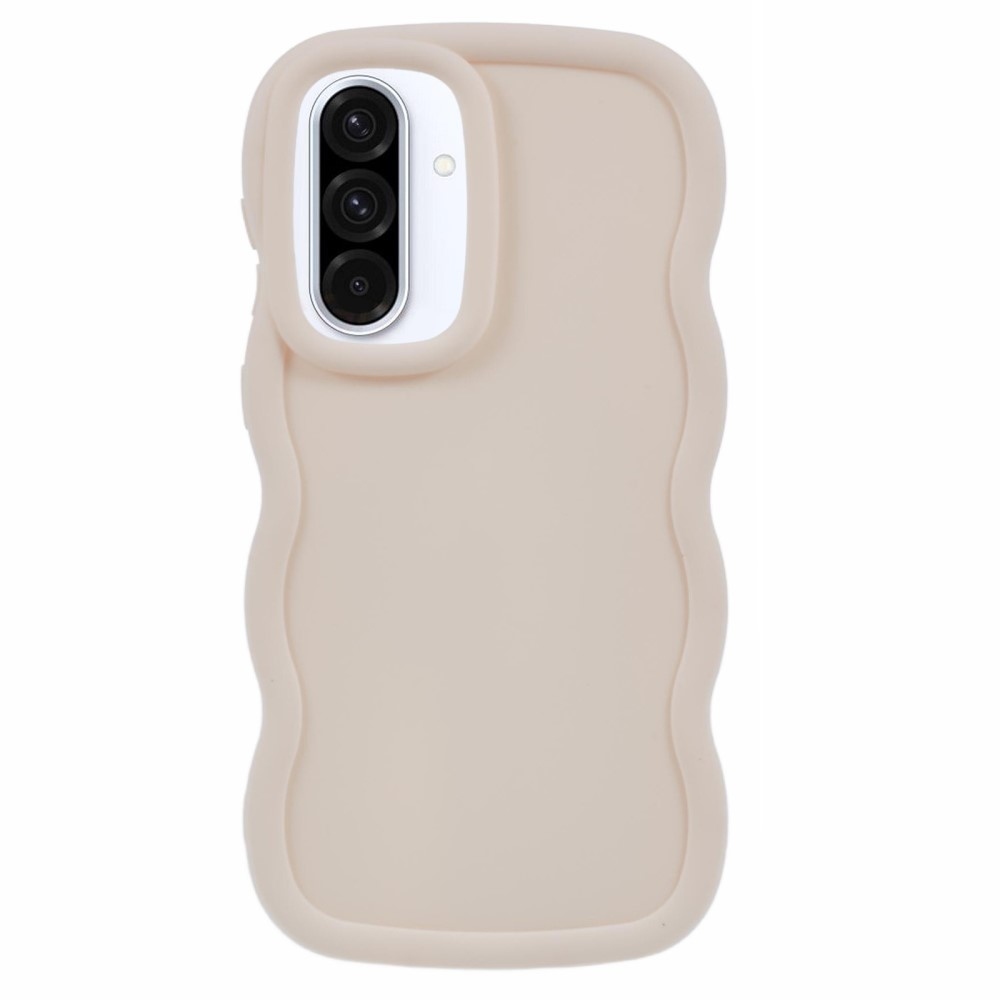 Hullám tartós zselés tok Samsung Galaxy A36 5G/A56 5G - fehér
