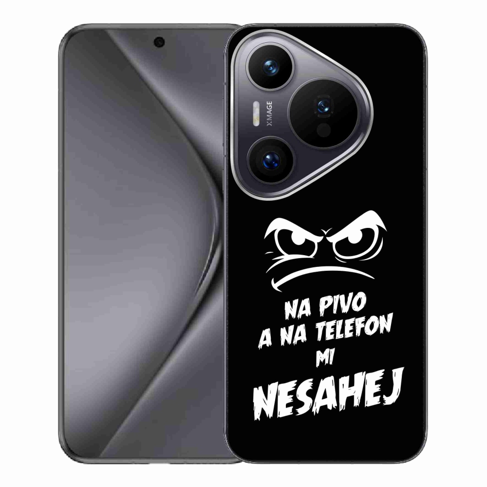 Gél borítás mmCase a Huawei Pura 70 Pro - sör motívum 2 fekete háttérrel