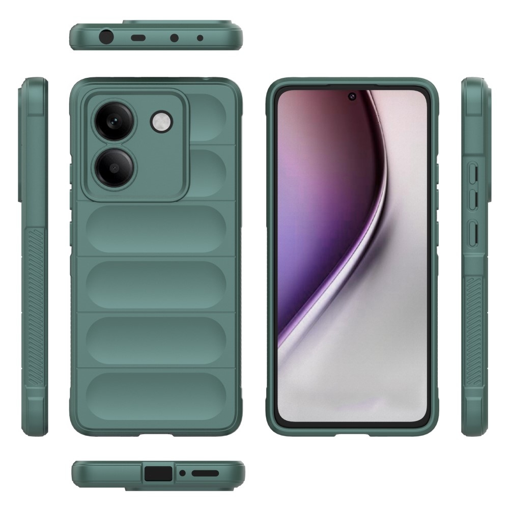 Rugg tartós zselés tok Xiaomi Poco M7 Pro 5G - zöld