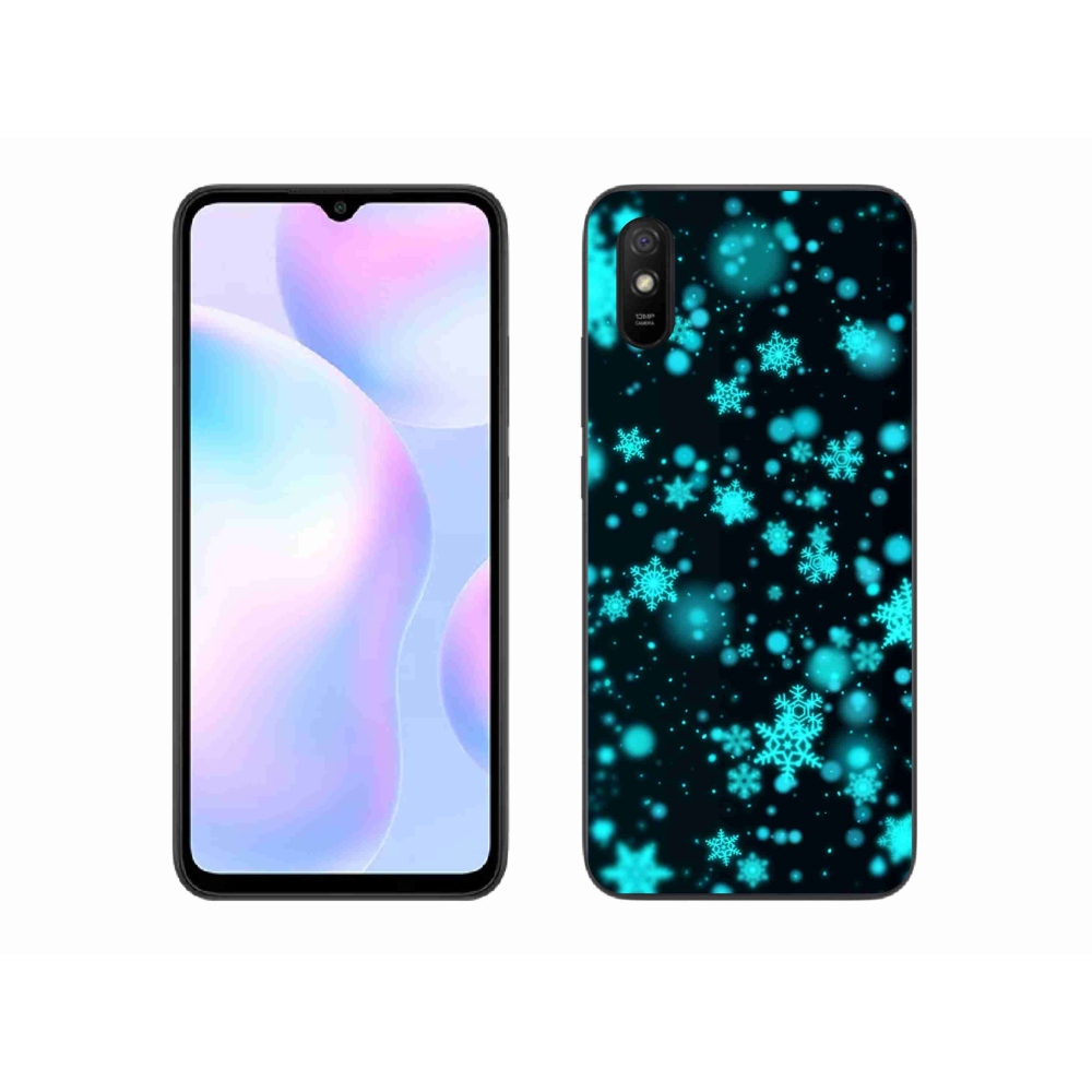 Gél borítás mmCase a Xiaomi Redmi 9AT-hoz - hópelyhek 1