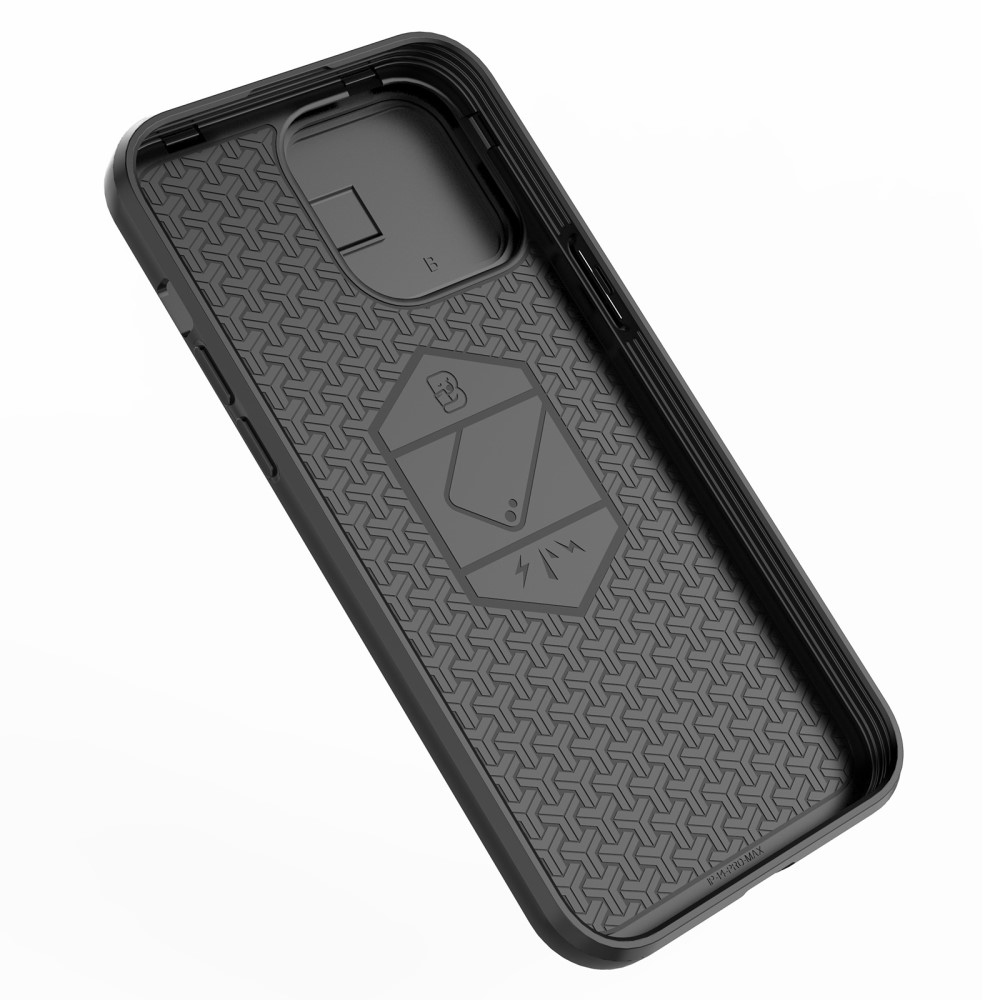 Ütésálló borítás iPhone 15 Pro készülékhez - kék