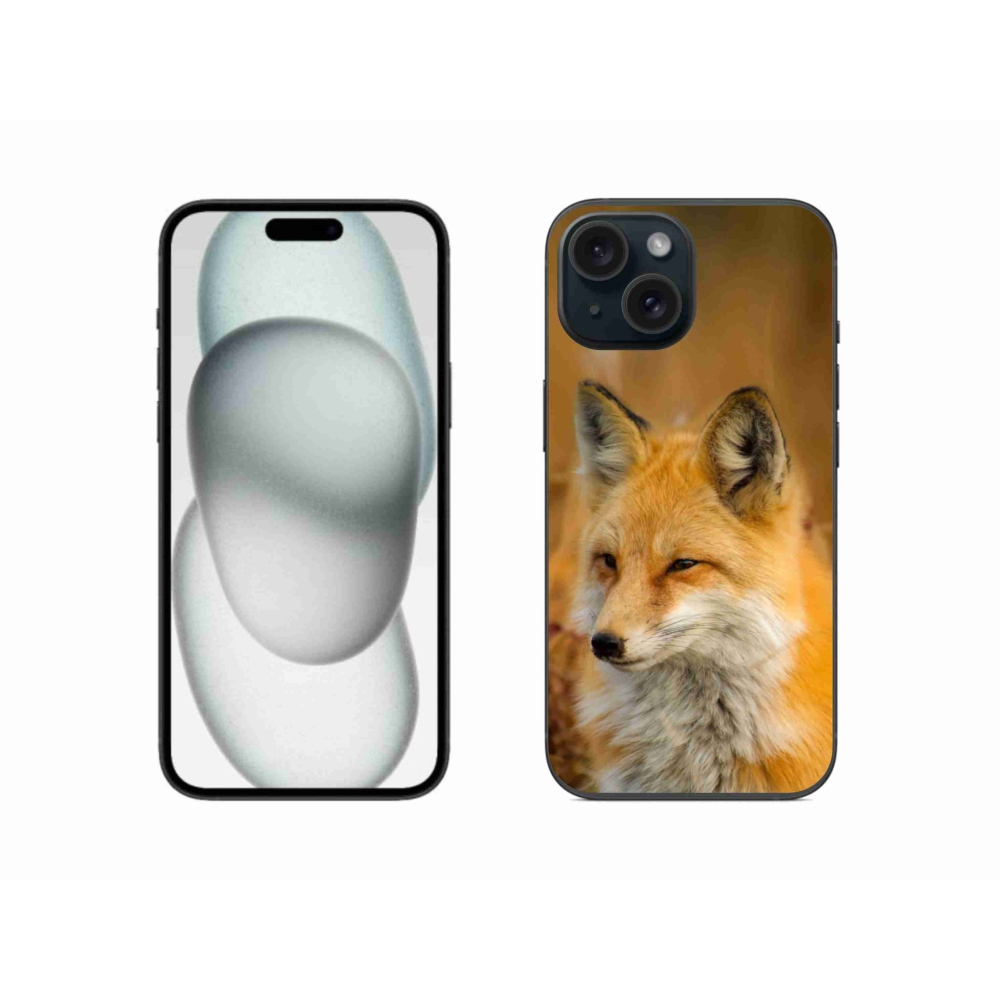Zselés borítás mmCase iPhone 15 készülékhez - róka