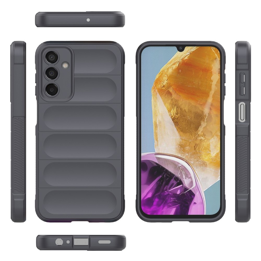 Rugg tartós zselés tok Samsung Galaxy M15 5G - sötétszürke