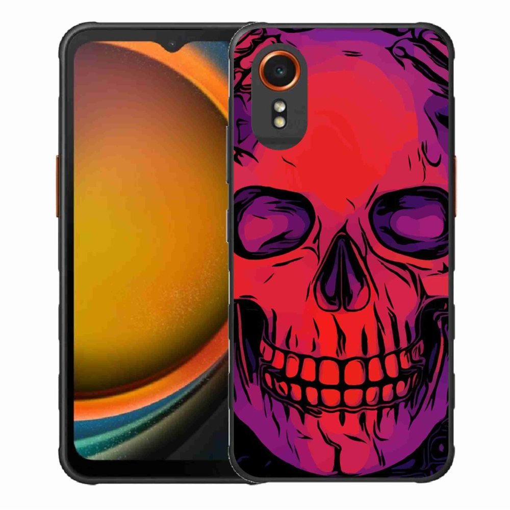 Gél tok mmCase a Samsung Galaxy Xcover 7 készülékhez - koponya