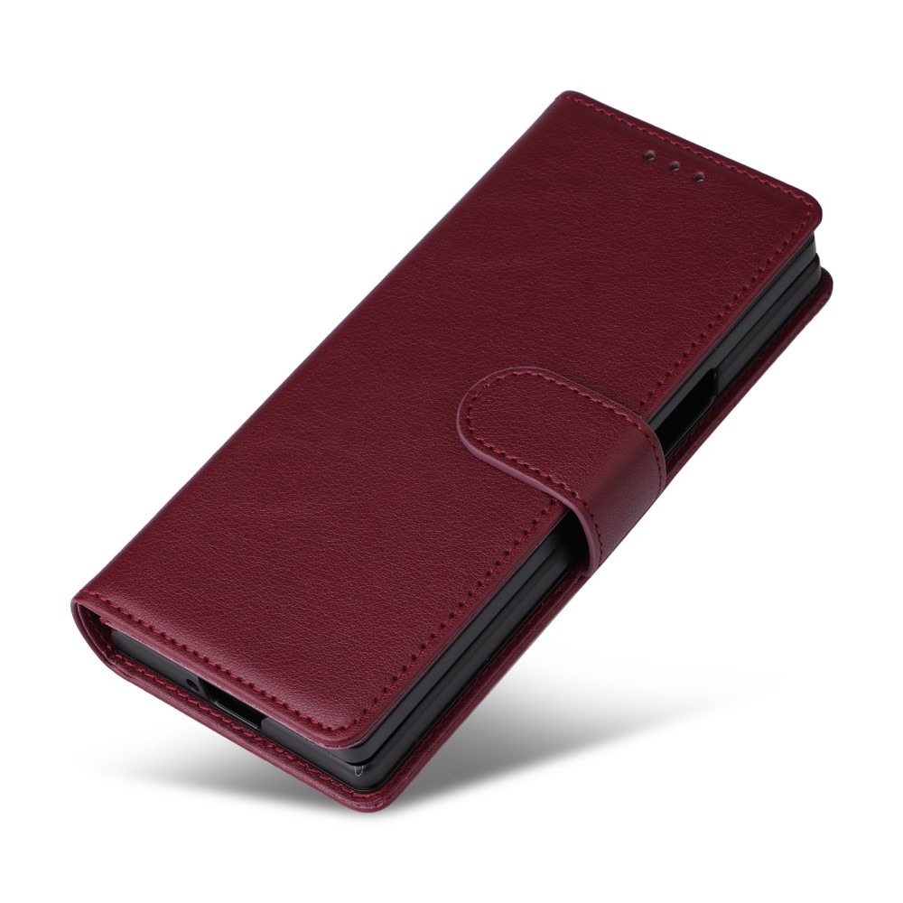 Tárcás könyvtáska Samsung Galaxy Z Fold6 5G - bordó színben
