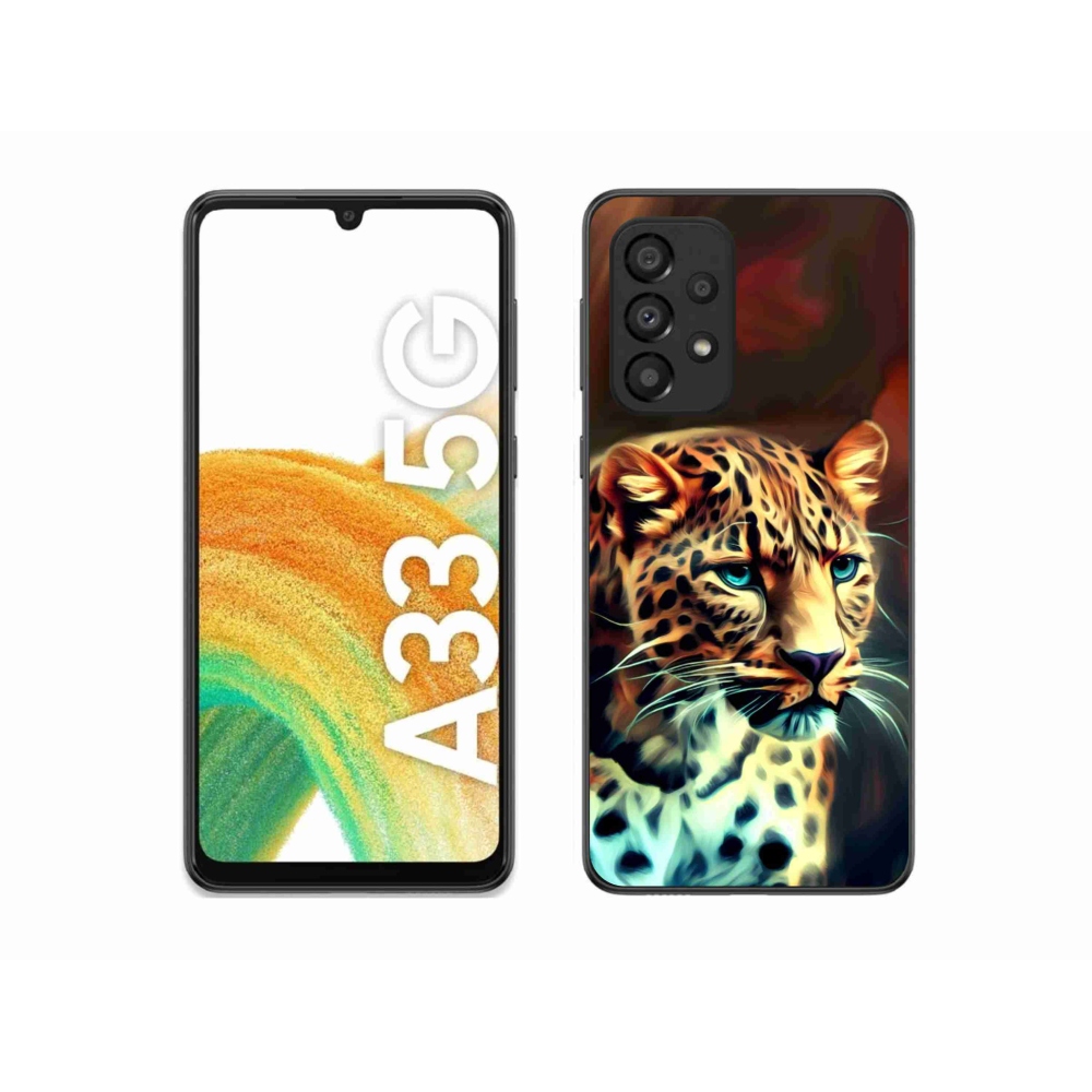 Zselés borítás mmCase Samsung Galaxy A33 5G - leopárd