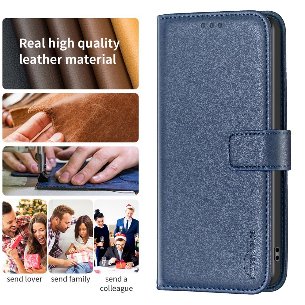 BNF könyvtáska Samsung Galaxy S25+ készülékhez - kék