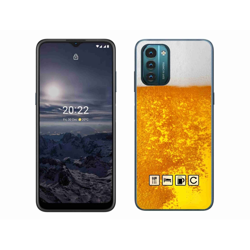 Gél borítás mmCase a Nokia G11/G21 készülékhez - sör motívum 3