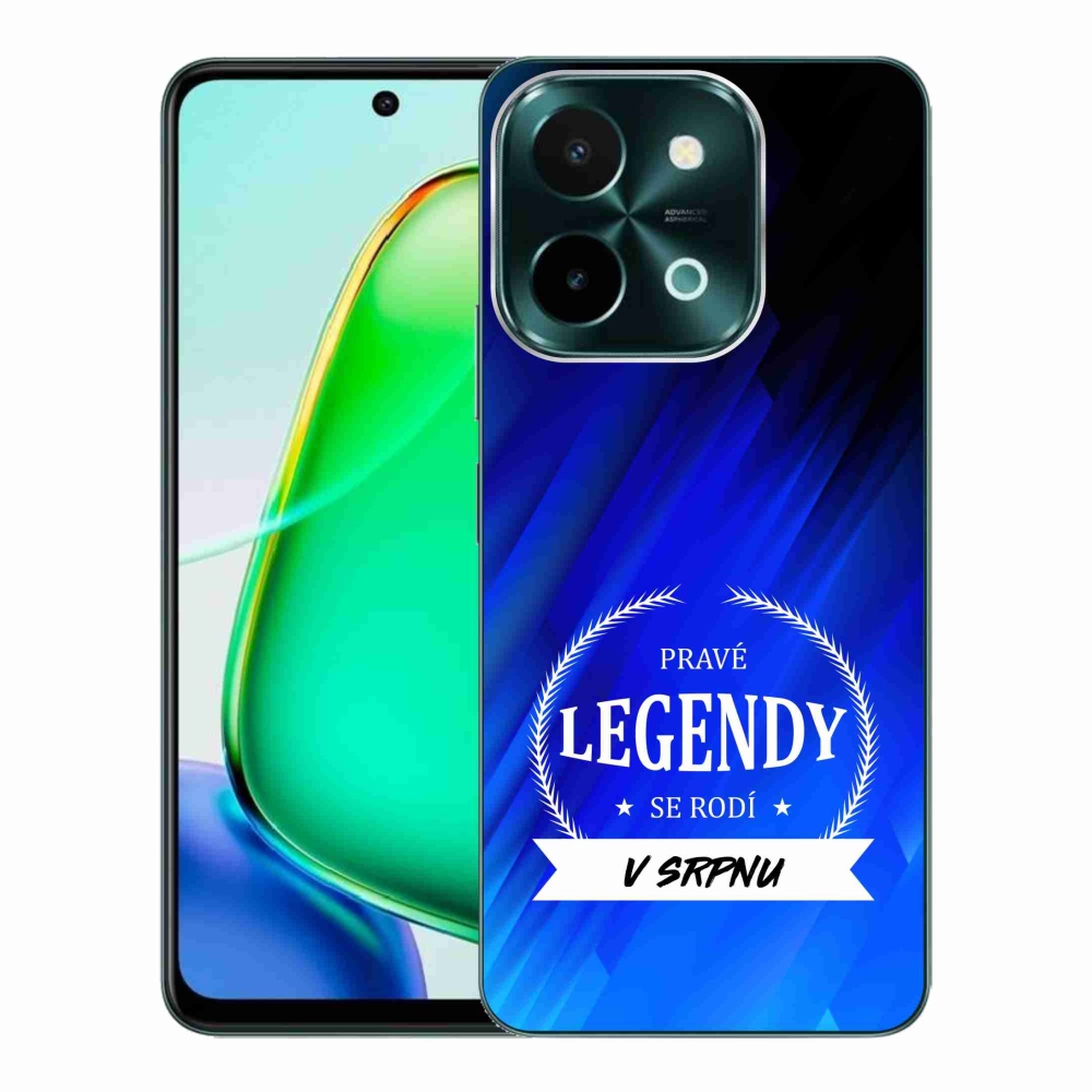 Gel Cover mmCase a Vivo Y28-on - Augusztus legendái kék háttérrel
