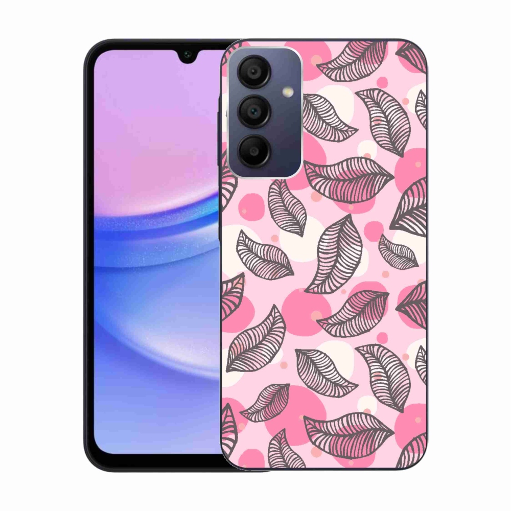 Gél borítás mmCase Samsung Galaxy A15 4G/5G - rajzfilmes hulló levelek