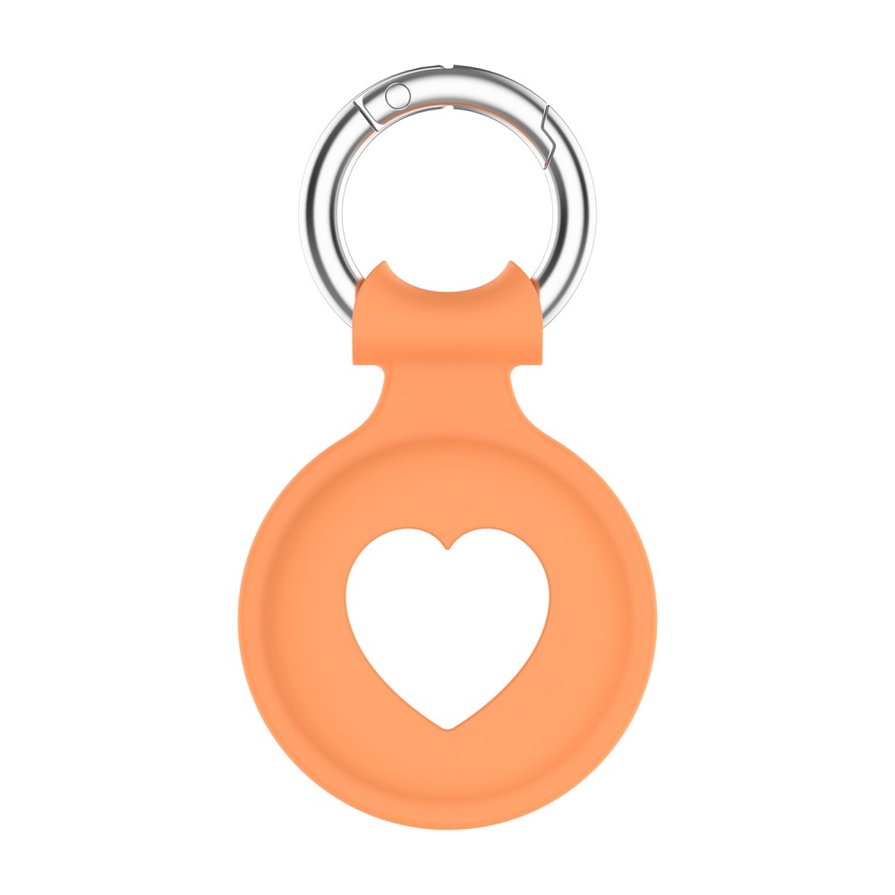 Love szilikon tok Apple AirTaghez - narancssárga
