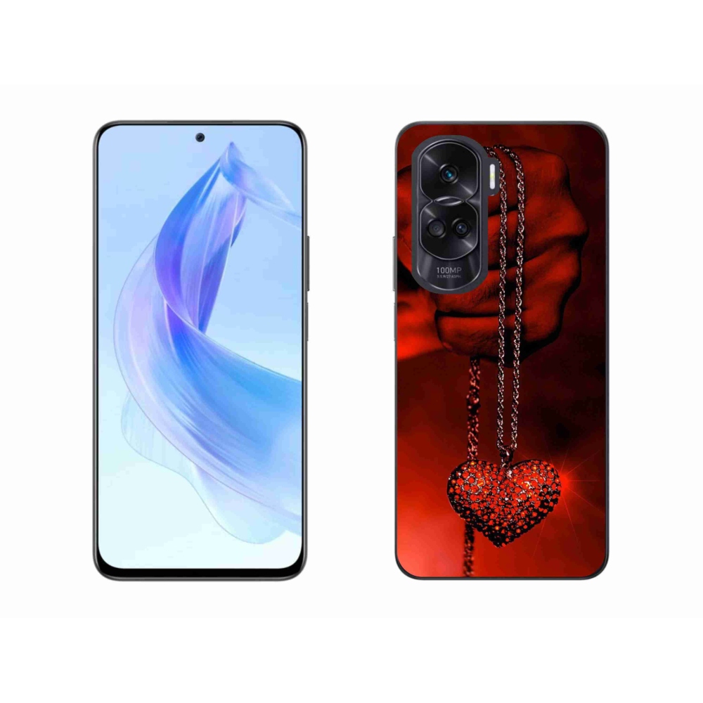 Gél borítás mmCase a Honor 90 Lite-hoz - nyaklánc