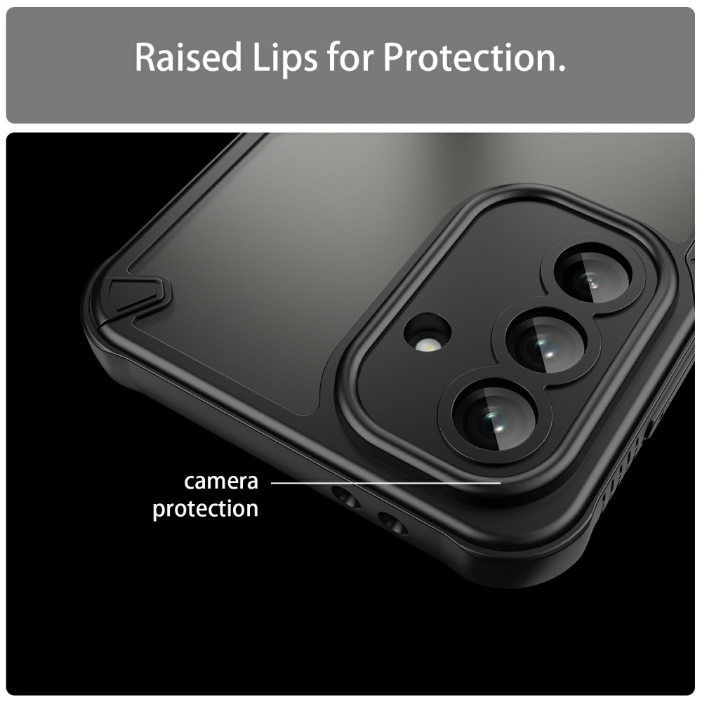 Fagyasztott tartós borítás Samsung Galaxy A36 5G készülékhez - fekete