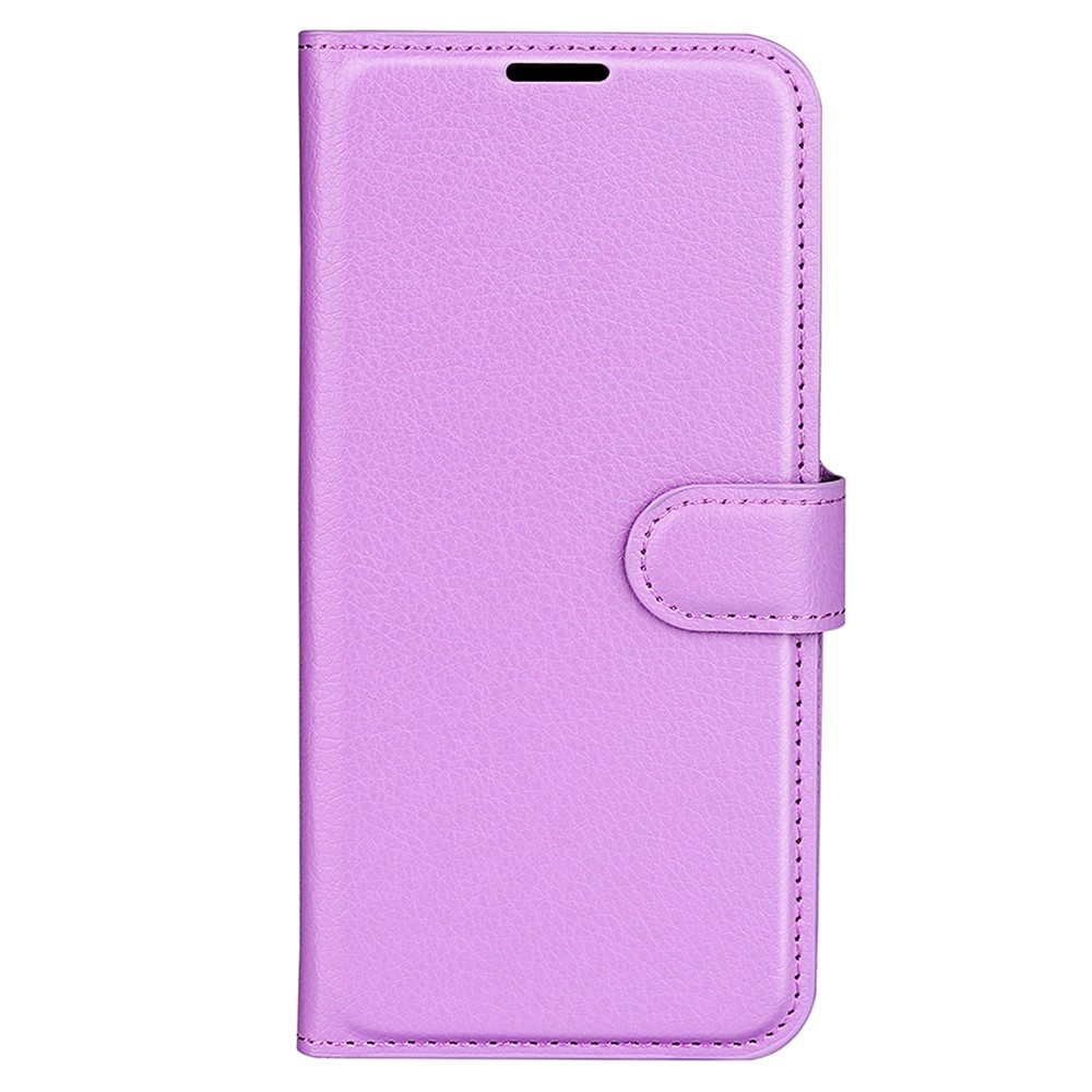 Litchi könyv tok Samsung Galaxy A25 5G - lila