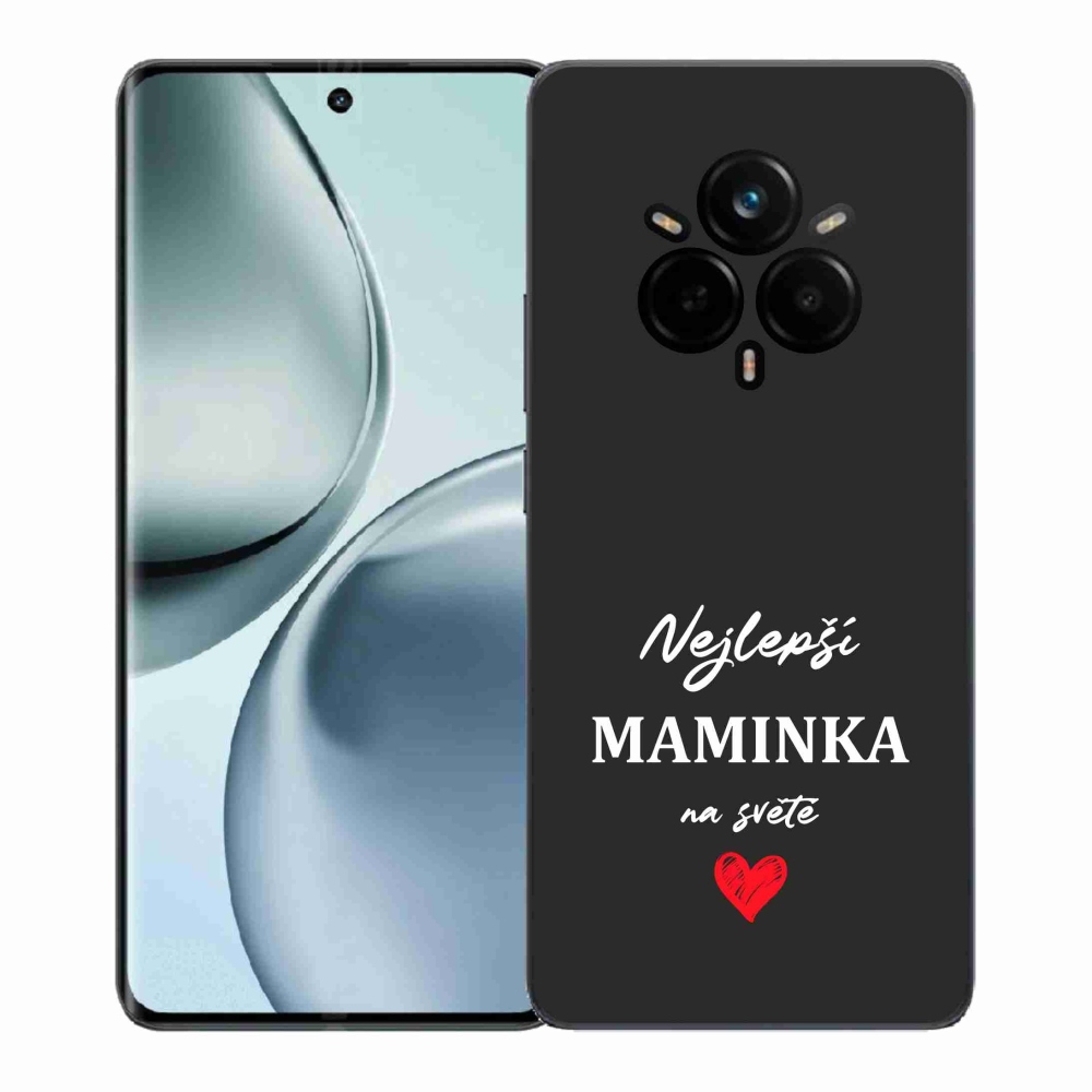 Gél borítás mmCase a Realme 14 Pro 5G-re - Legjobb anya 1 fekete háttér