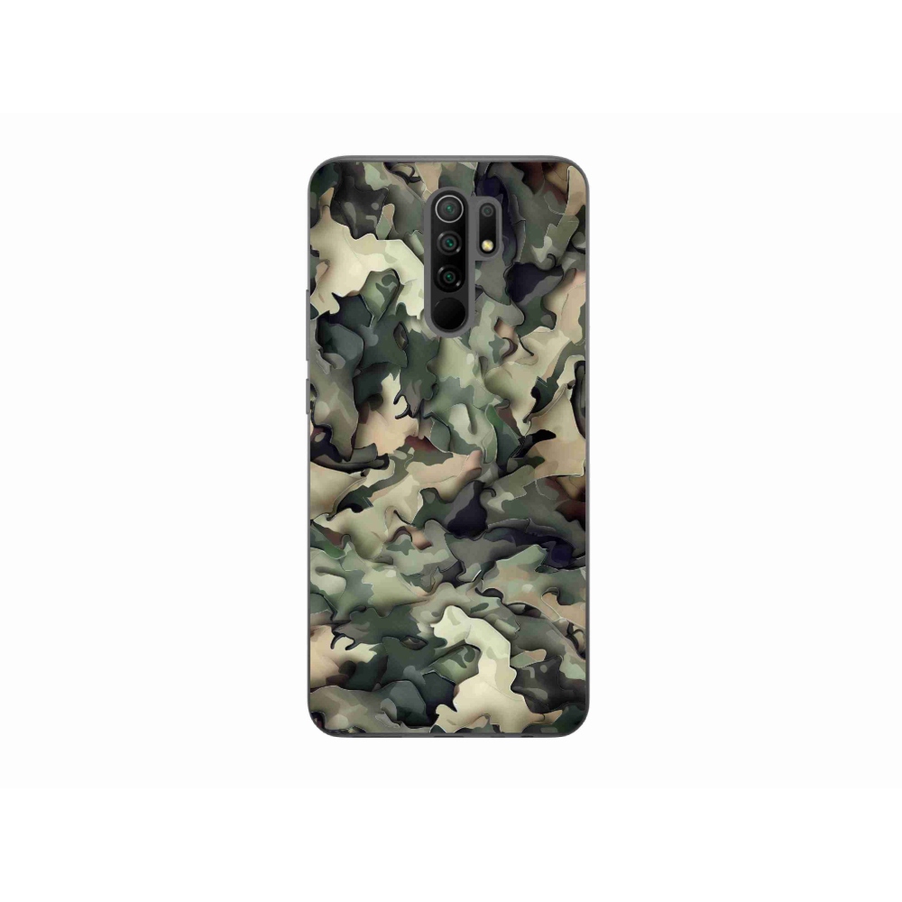 Gél borítás mmCase a Xiaomi Redmi 9-hez - terepszínű minta 9