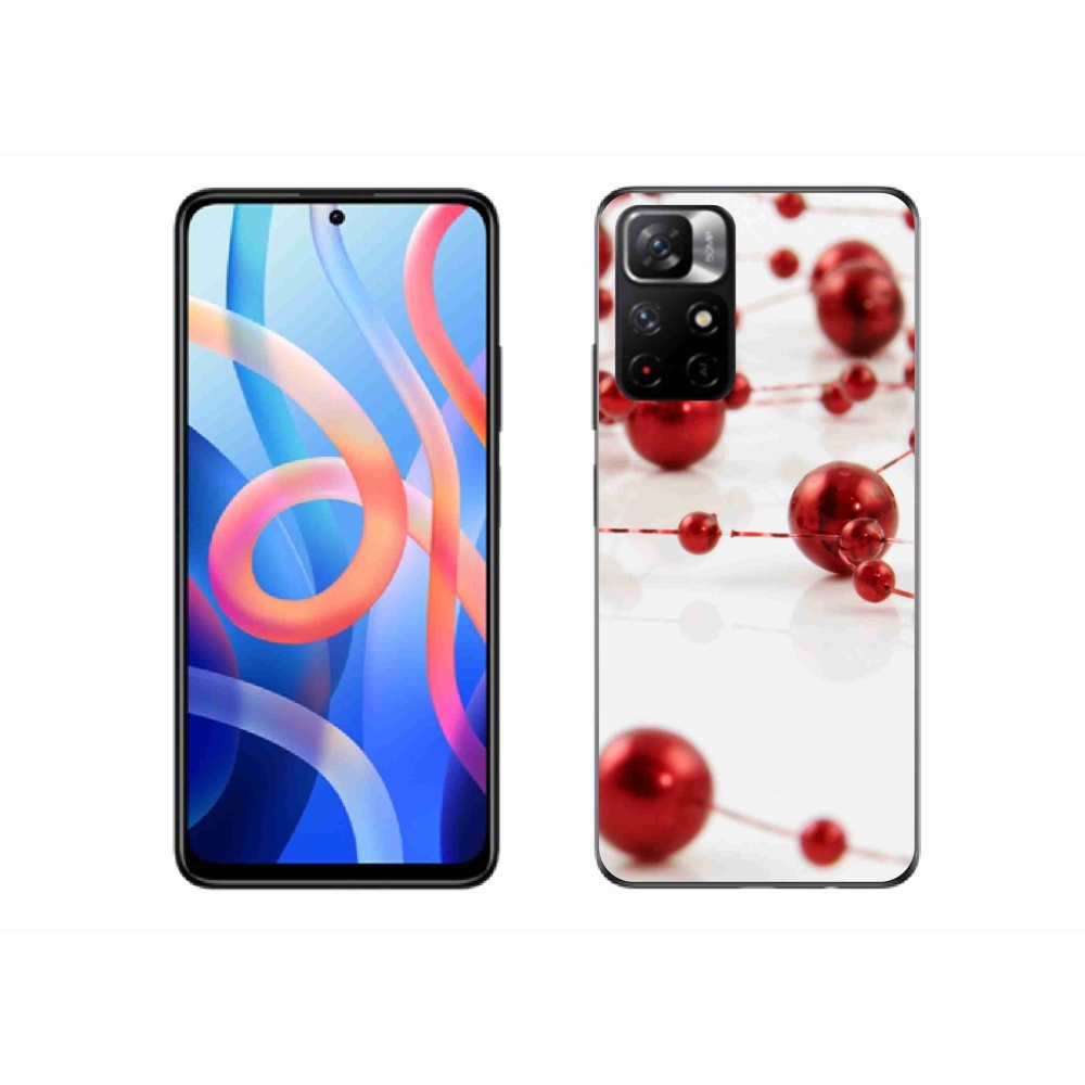 Gél borító mmCase a Xiaomi Redmi Note 11S 5G-hez - karácsonyi lánc