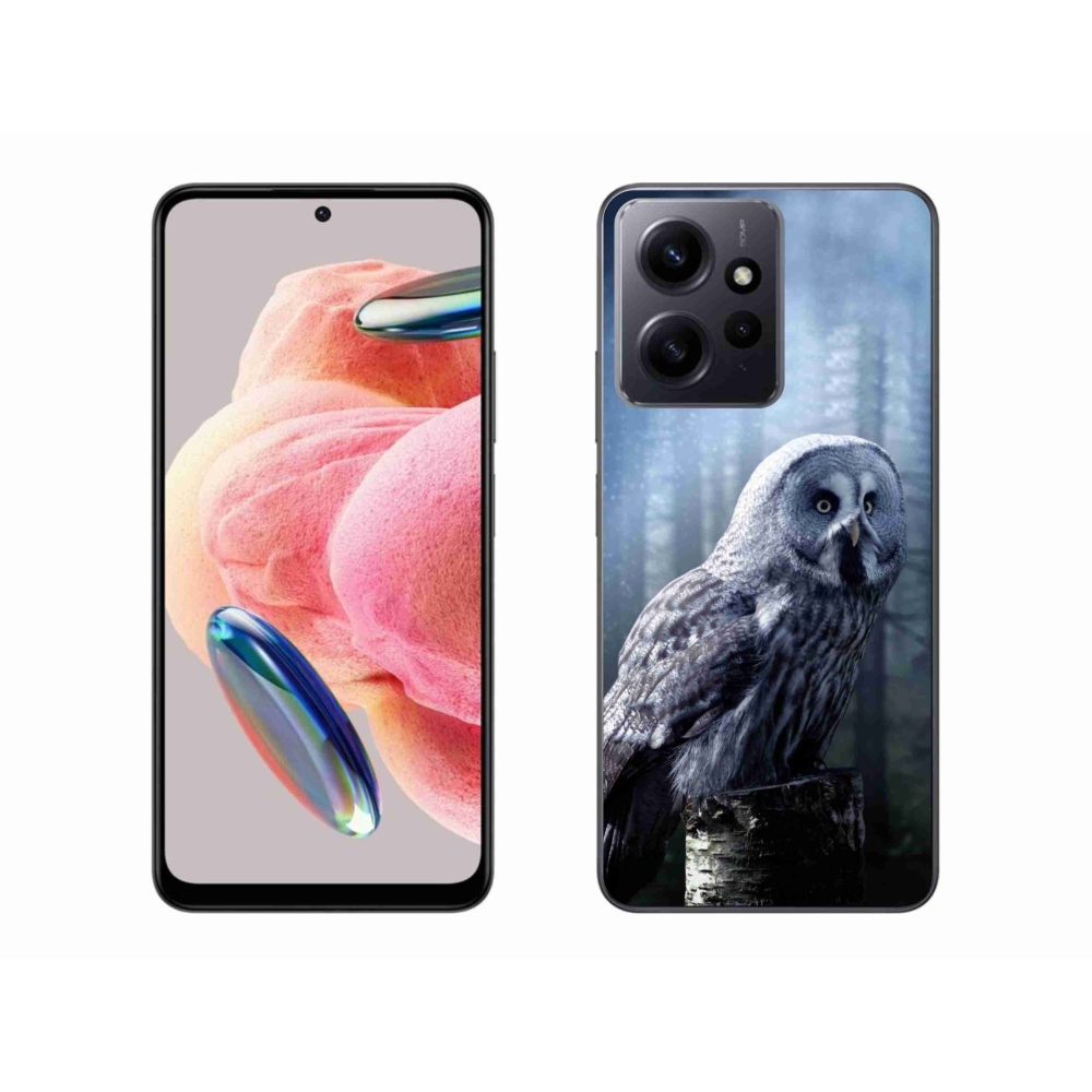 Gél borítás mmCase a Xiaomi Redmi Note 12 4G-hez - bagoly