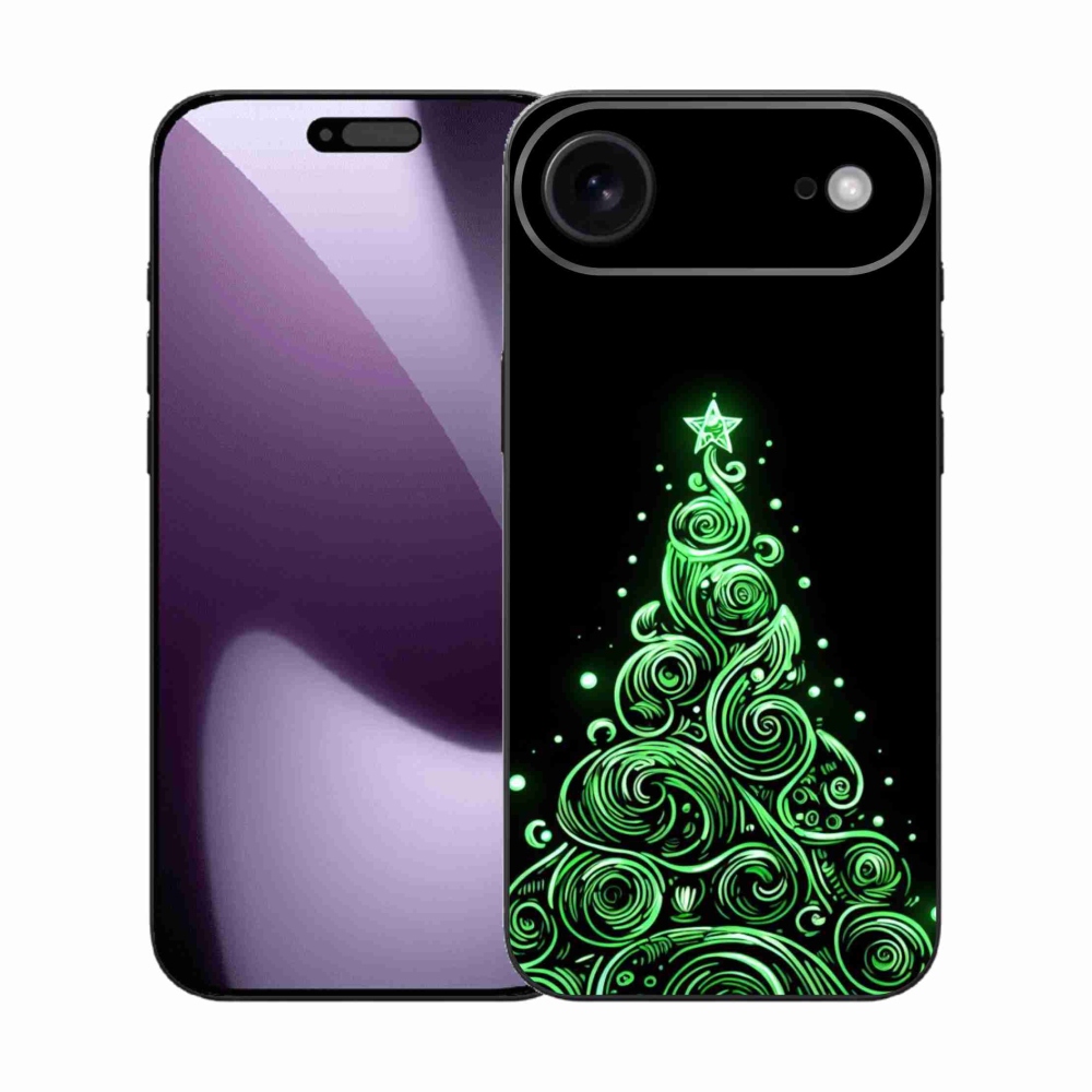 Gél borítás mmCase iPhone 17 Air készülékhez - neon karácsonyfa 3