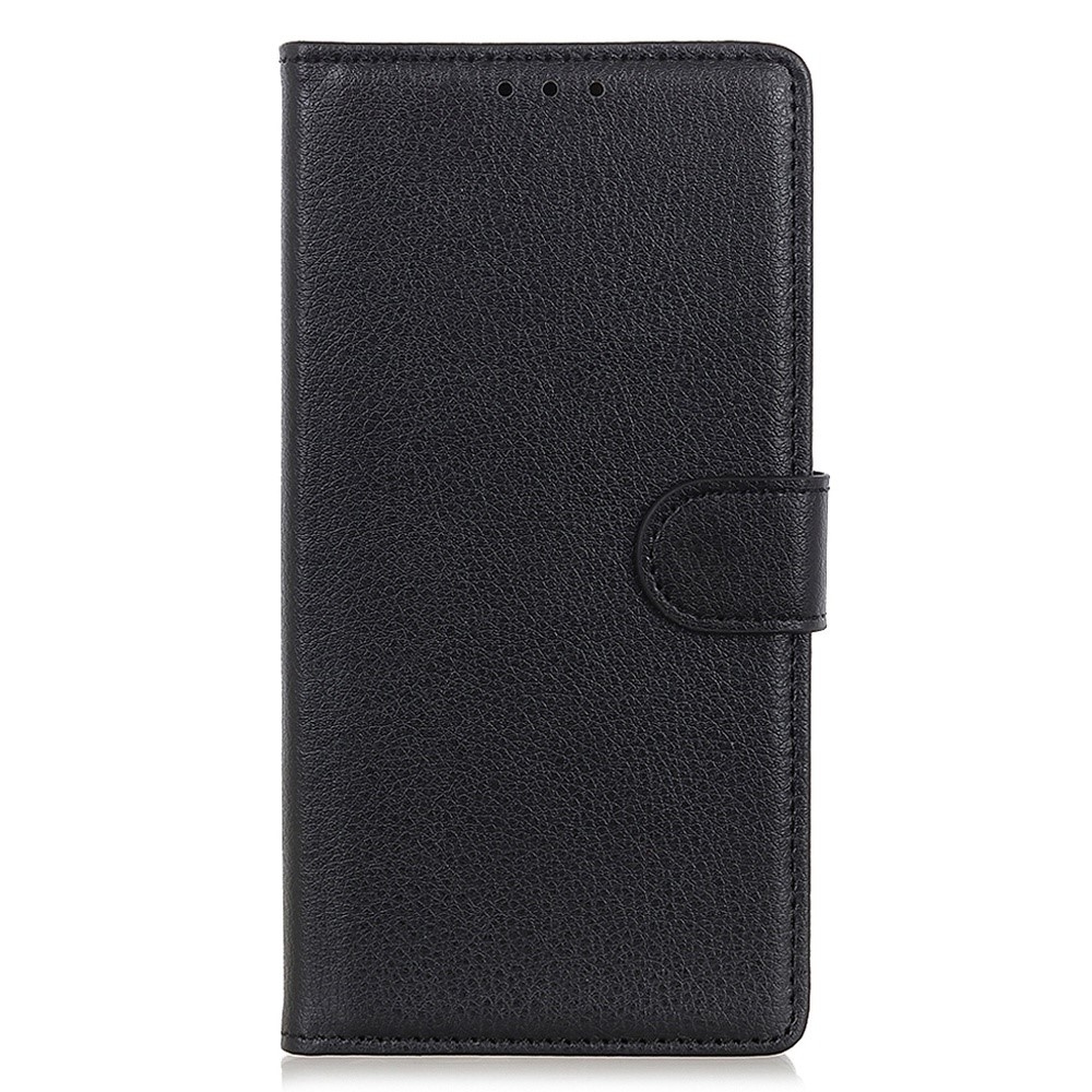 Litchie könyv tok a Xiaomi Redmi 12 4G/5G készülékhez - fekete