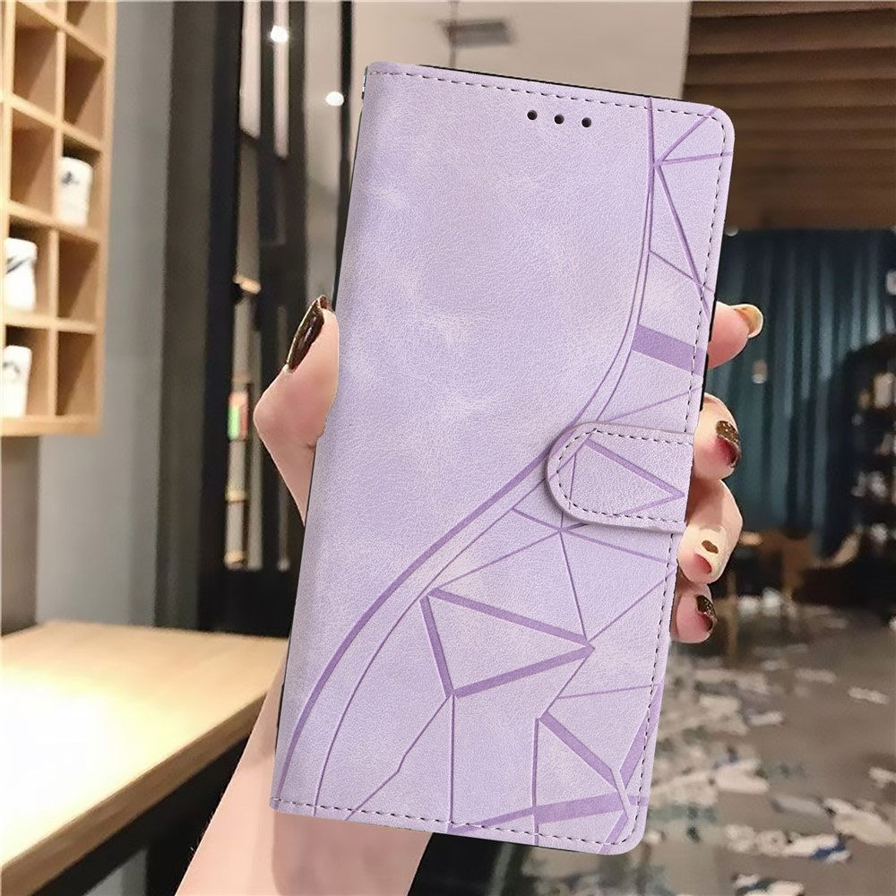 Háromszögek könyv tok Xiaomi 15T-hez - lila