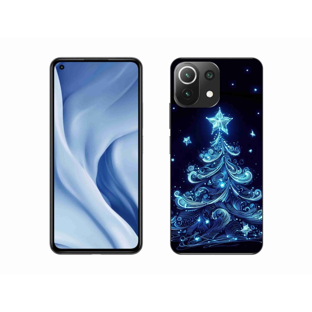 Gélburkolat mmCase a Xiaomi 11 Lite 5G NE - neon karácsonyfa 4