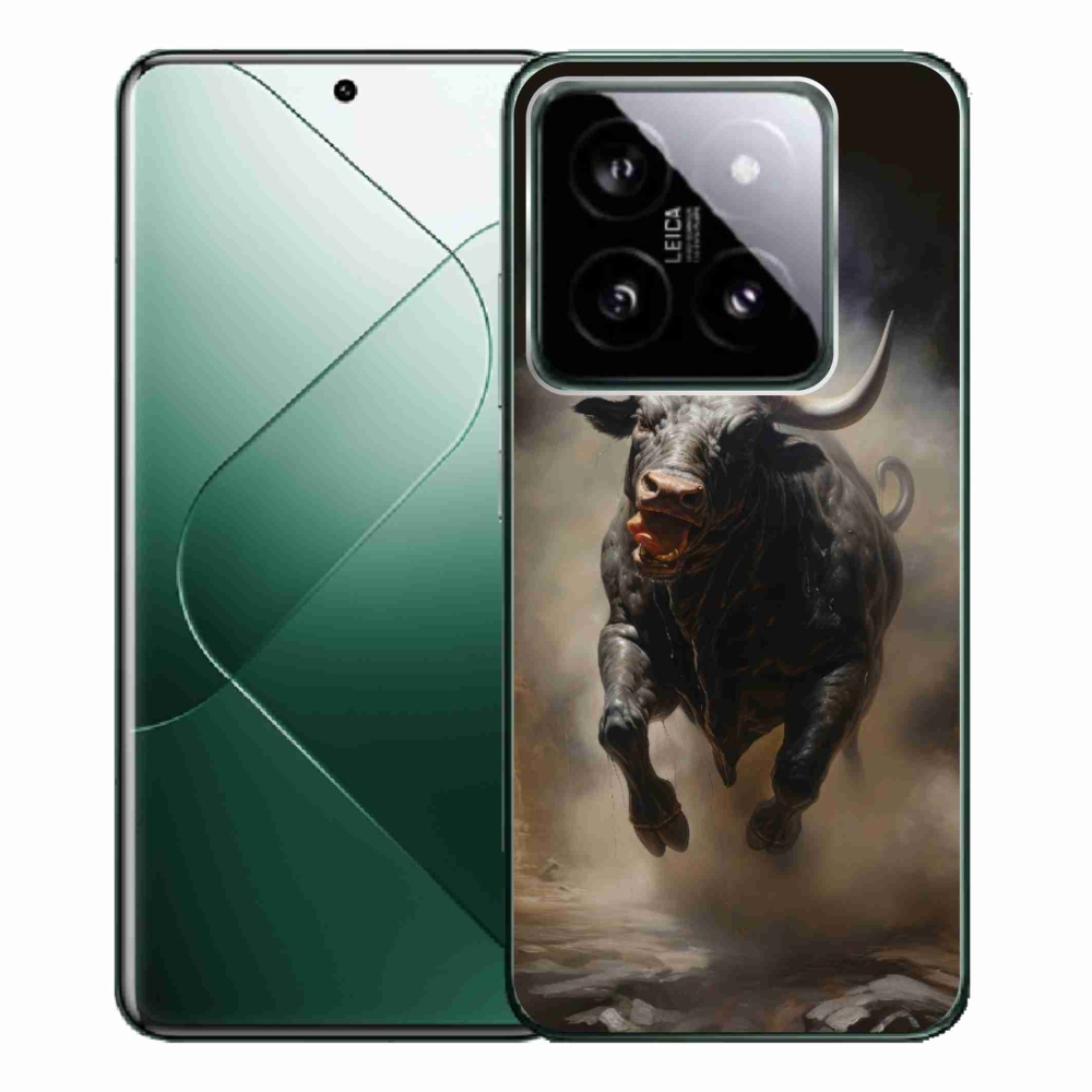 Gél borítás mmCase a Xiaomi 14 Pro-hoz - dühös bika