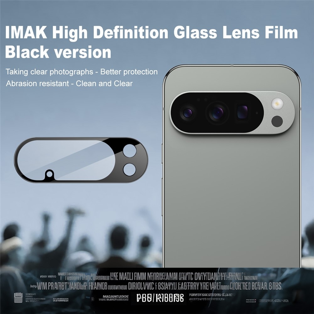 IMK kamera lencse üveg a Google Pixel 10 Pro XL fényképezőgépen - fekete