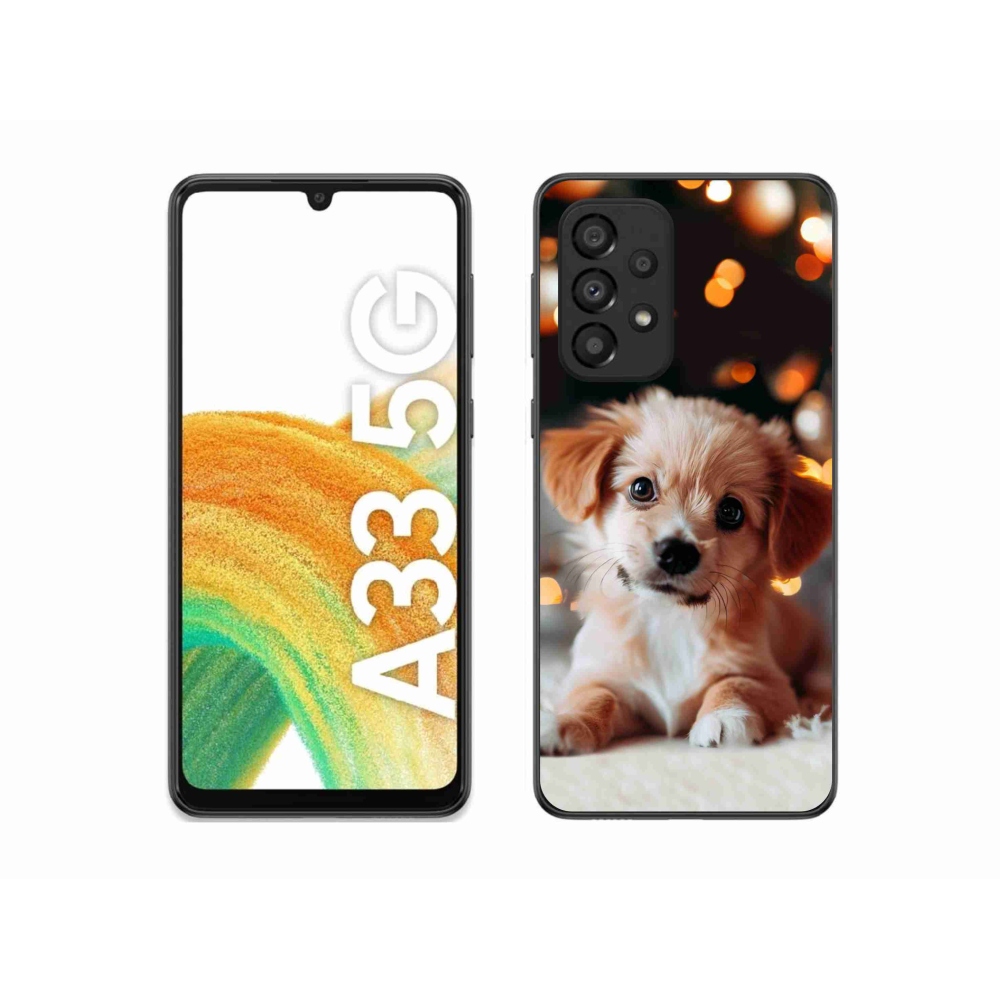 Zselés borítás mmCase Samsung Galaxy A33 5G - kölyökkutyakékhez