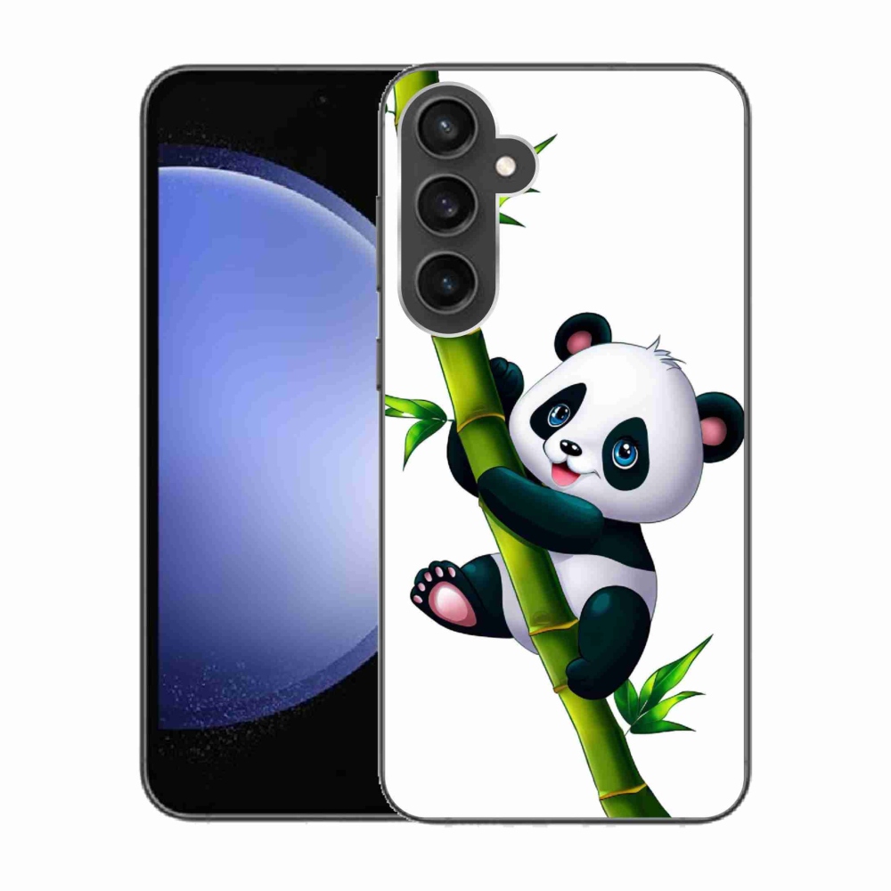 Gél borítás mmCase Samsung Galaxy S23 FE készülékhez - bambusz pandával