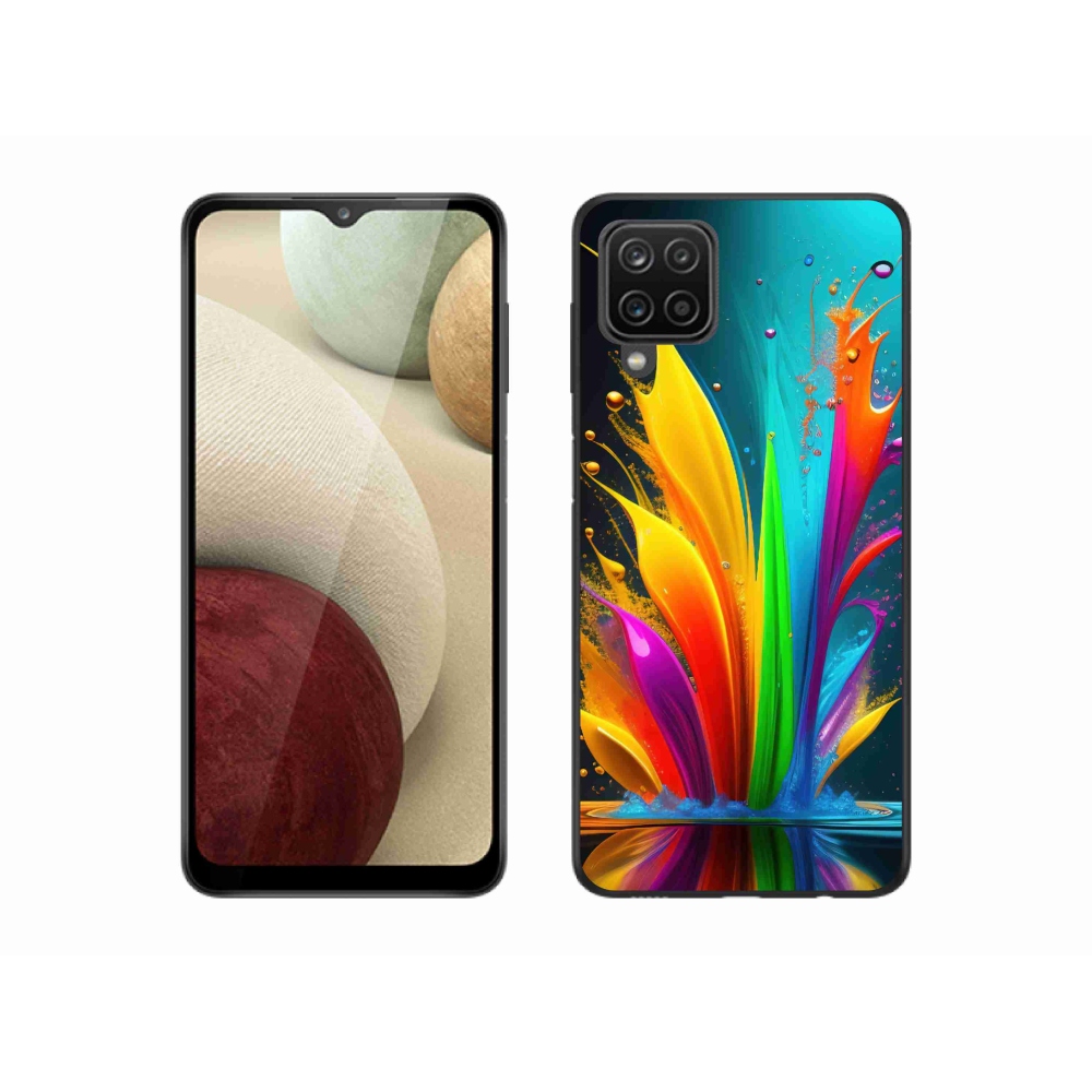 Gél borítás mmCase Samsung Galaxy A12 - absztrakt motívum 1