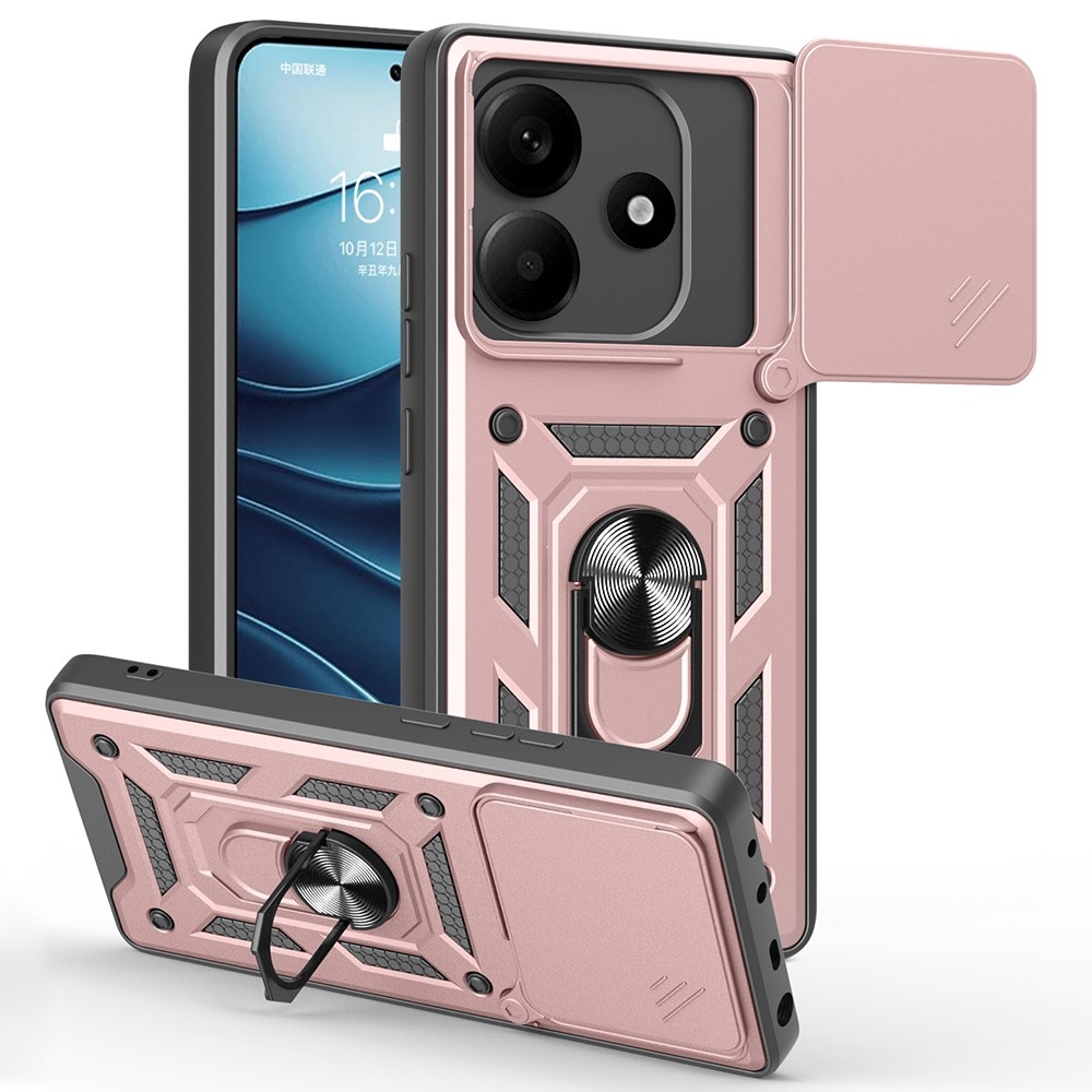 Tartós csúszásbiztos borító Xiaomi Redmi Note 14 5G - rózsaarany